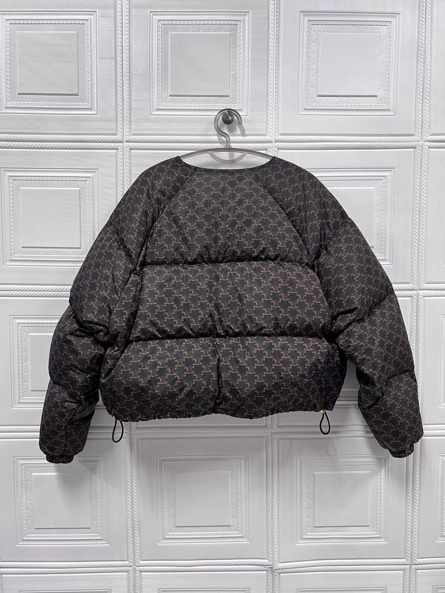 Celine Celine Black Triomphe Monogram Down Jacket Women 38 Size XS / US 0-2 / IT 36-38 - 2 Thumbnail