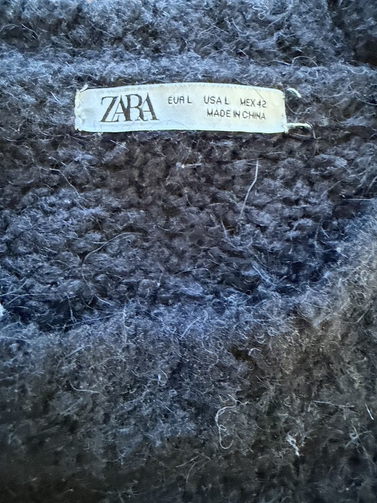 Zara Zara Mohair Crewneck sweater Size US L / EU 52-54 / 3 - 2 Thumbnail