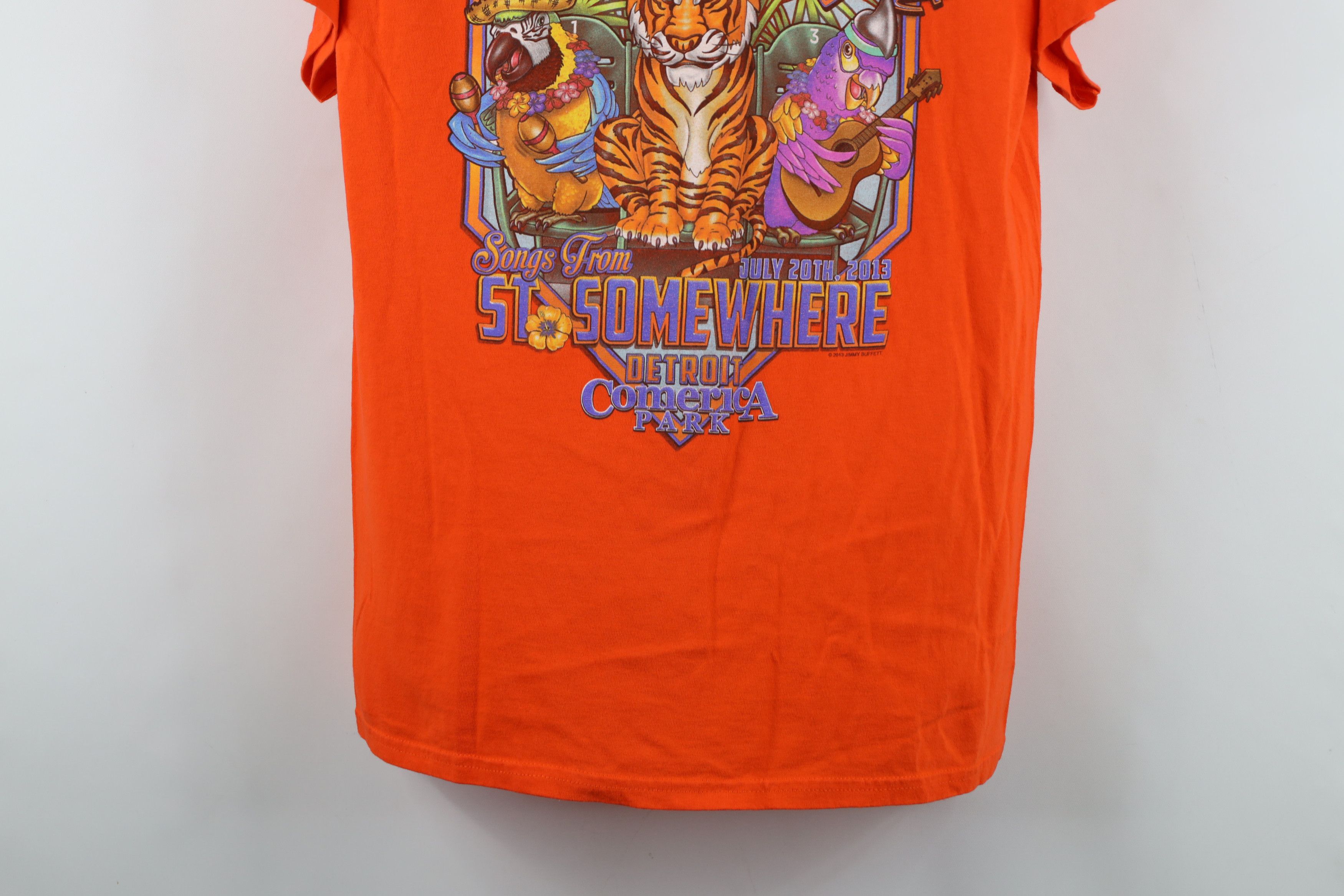 Vintage Y2K Jimmy Buffett Detroit Tigers Comerica Park Band T-Shirt Size US M / EU 48-50 / 2 - 3 Thumbnail