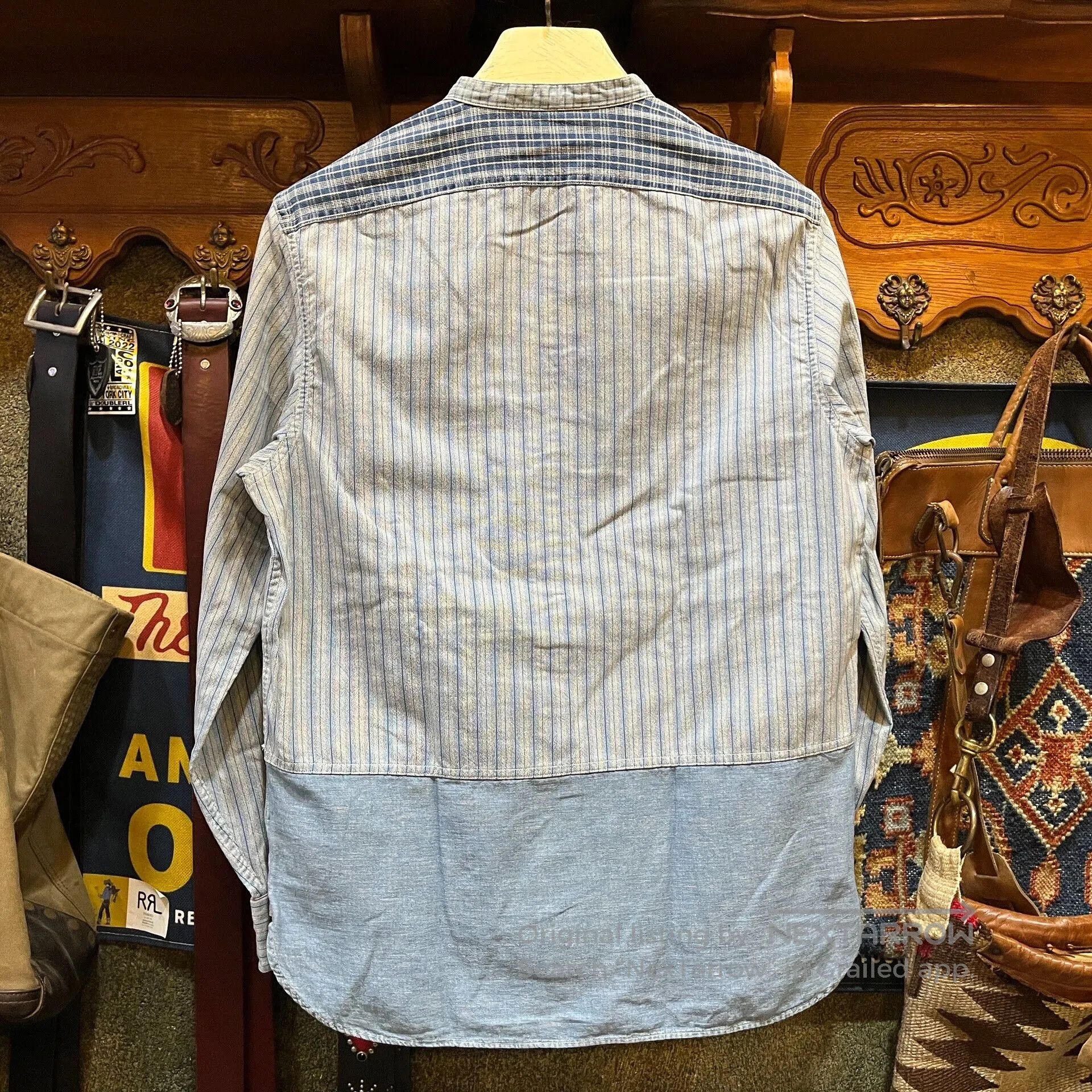 RRL Ralph Lauren RRL Striped Panel Shirt by Ralph Lauren. Size US M / EU 48-50 / 2 - 2 Thumbnail