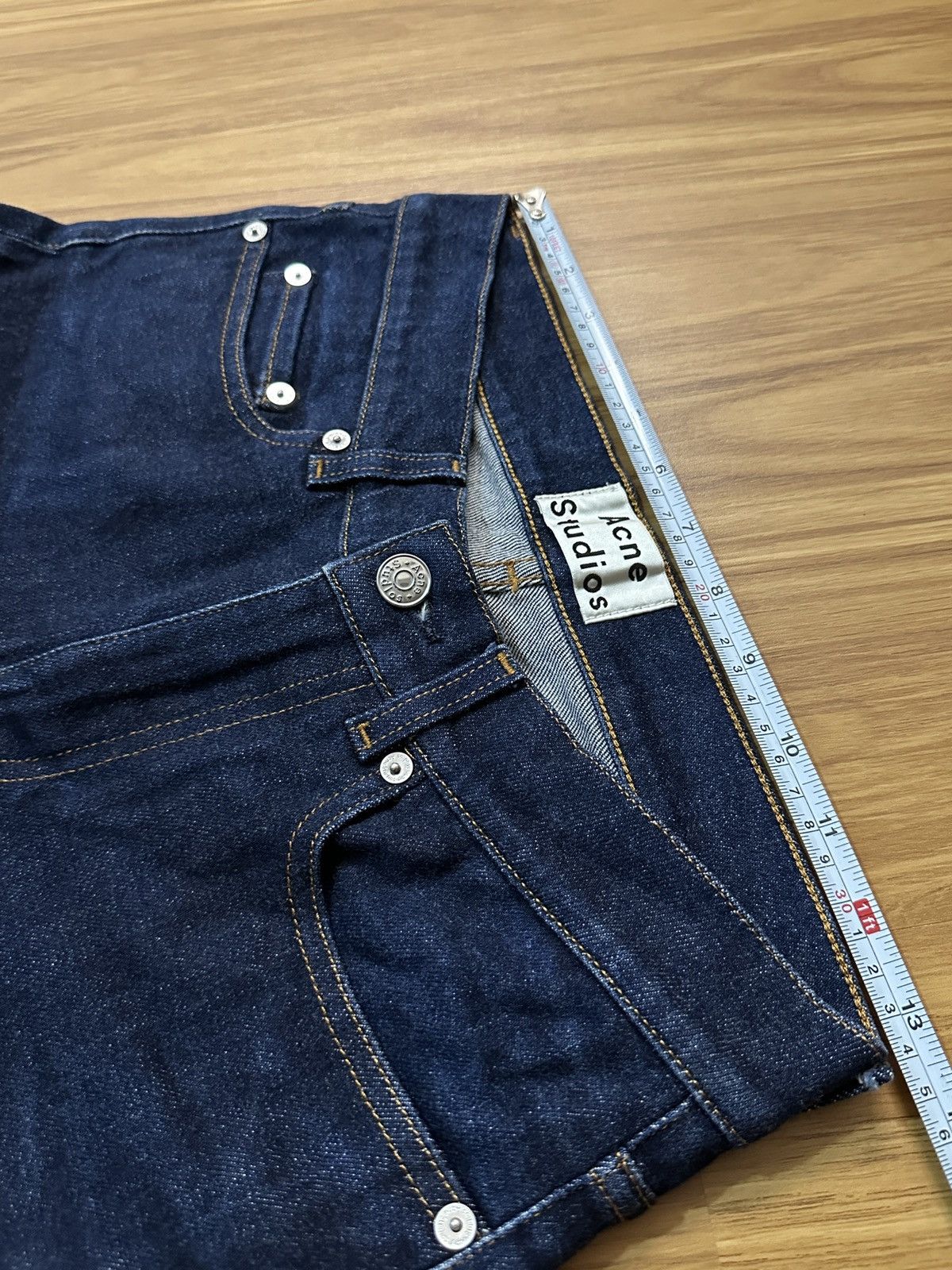 Acne Studios Acne Studio Thin Str Rw Denim Jeans Size US 28 / EU 44 - 18 Thumbnail