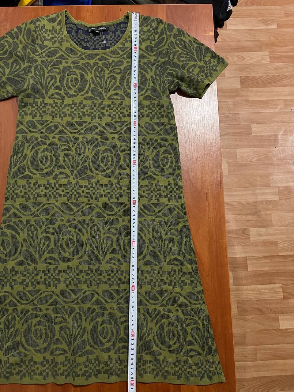 Gudrun Sjoden GUDRUN SJODEN OLIVE ORGANIC VINTAGE DRESS KNIT SIZE S Size S / US 4 / IT 40 - 11 Thumbnail