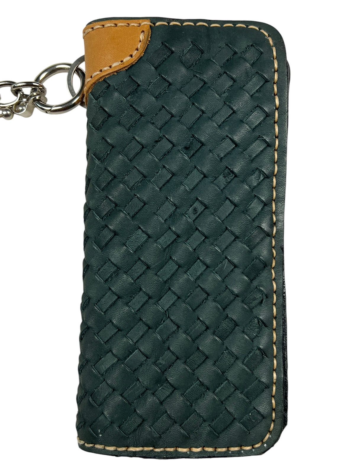Leather Custom Handmade Genuine Leather Long Wallet Size ONE SIZE - 7 Thumbnail