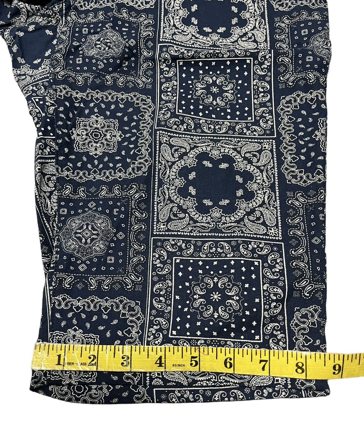 GU × Japanese Brand BANDANA FULL PRINT SHORT PANTS Size US 34 / EU 50 - 10 Thumbnail