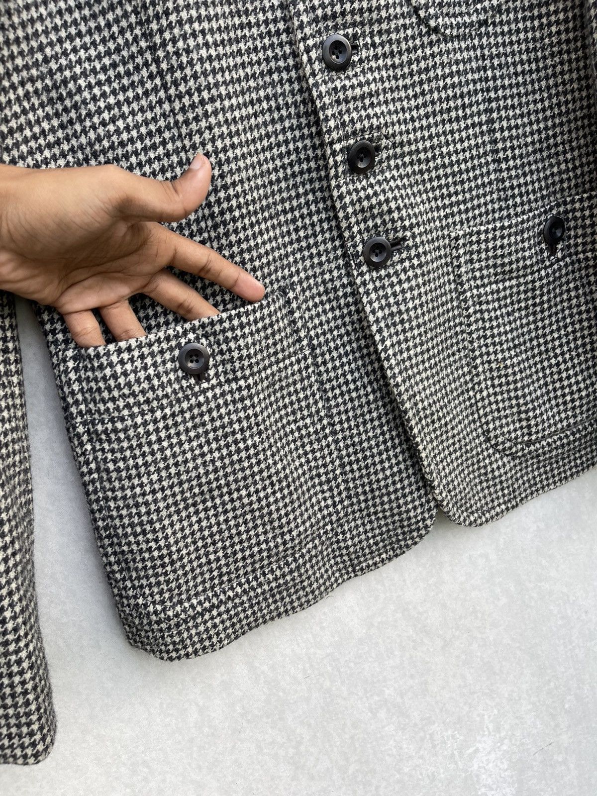 Paul Smith × Vintage 🔥Vintage Paul Smith Men's Diagonal Check Button Jacket Size US M / EU 48-50 / 2 - 7 Thumbnail