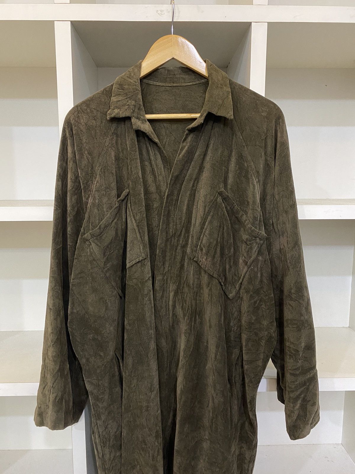 Yohji Yamamoto Vintage Y’s Yohji Yamamoto Velvet Jacket Size US L / EU 52-54 / 3 - 7 Thumbnail
