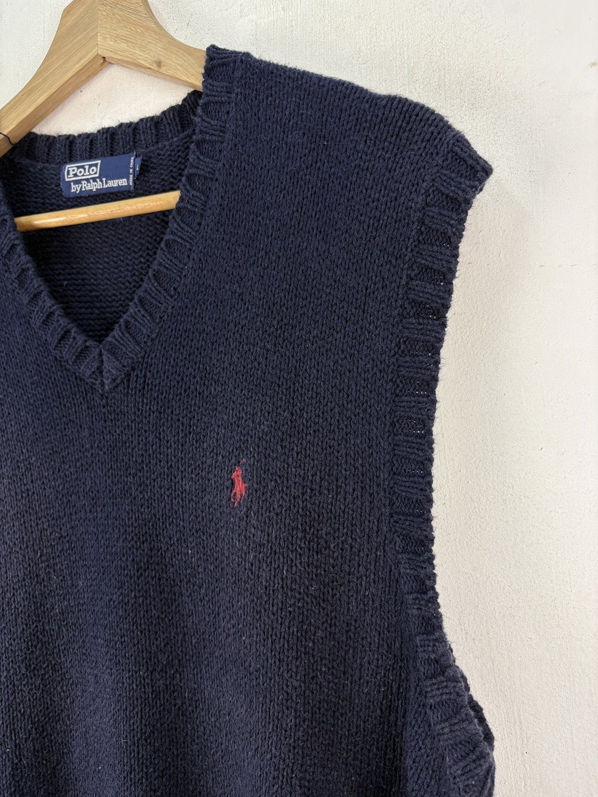Greg Lauren Vintage Polo Ralph Lauren Sleeveless Knitwear Jumper Size US L / EU 52-54 / 3 - 4 Thumbnail