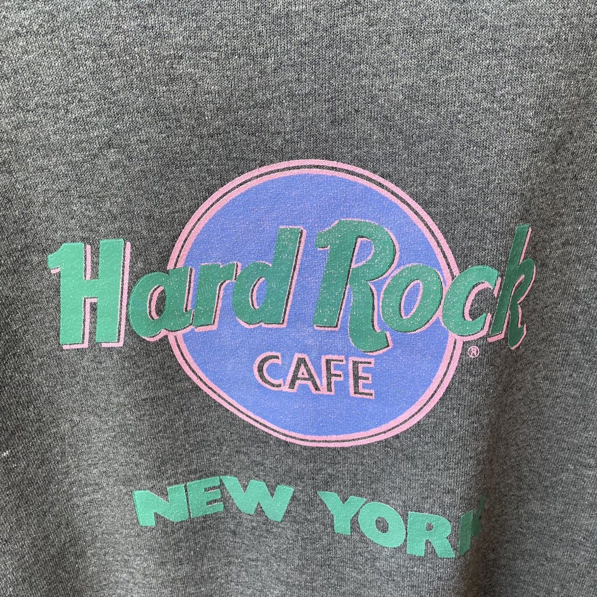 Hard Rock Cafe 🔥Vintage 80s Hard Rock Cafe New York Big Logo Sweatshirts Size US M / EU 48-50 / 2 - 5 Thumbnail