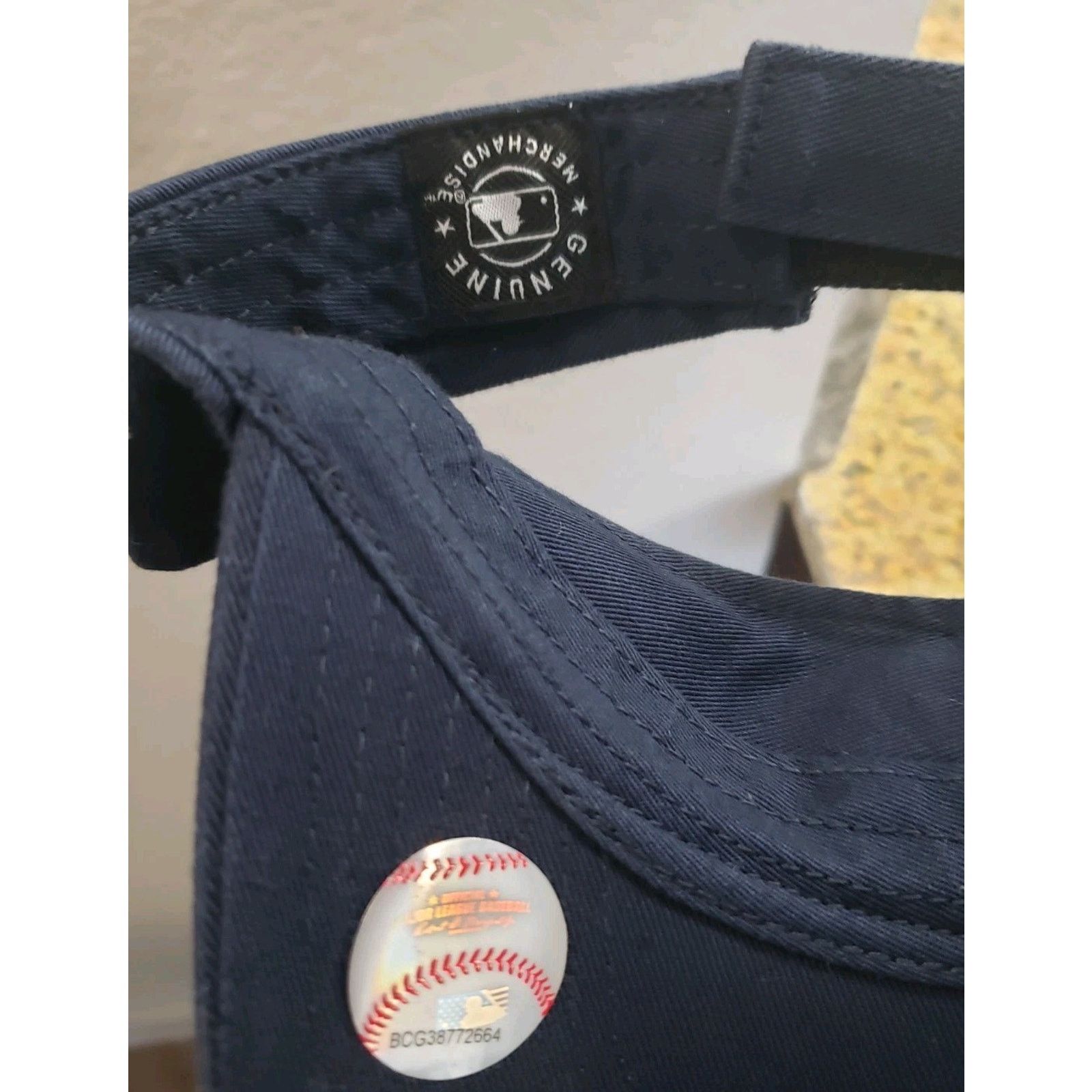New Era New York Yankees Hat Cap Visor Strapback Navy MLB 47 Brand Size ONE SIZE - 5 Thumbnail
