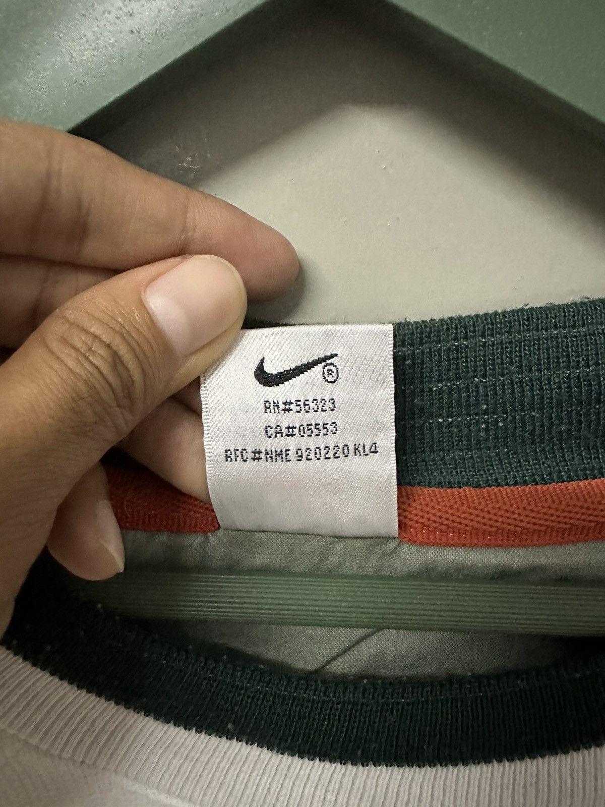 Nike × Vintage Vintage NIKE Embroidery Logo Raglan Baggy Style Sweatshirt Size US M / EU 48-50 / 2 - 10 Thumbnail