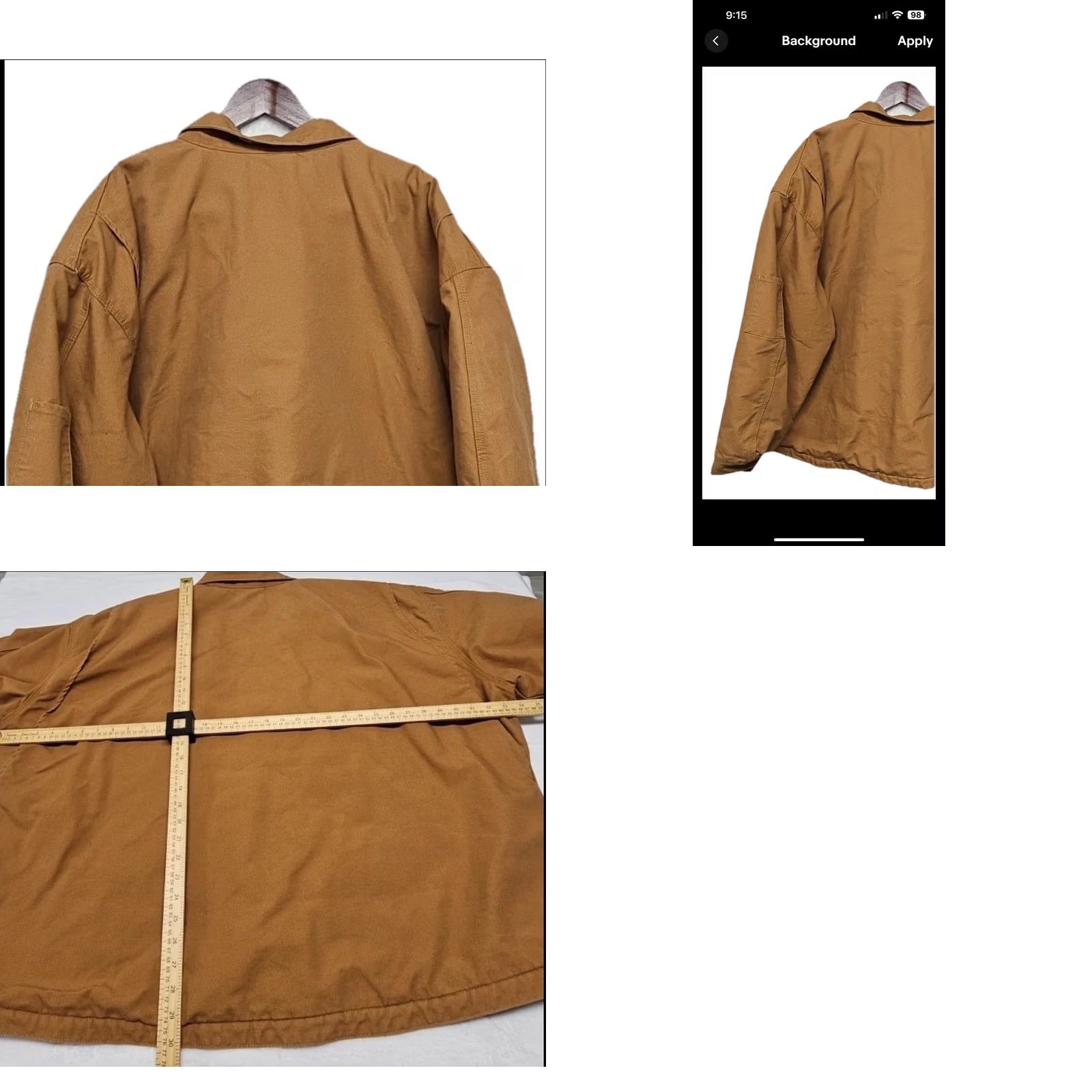 Carhartt Carhartt Duck Canvas Quilted Lined Work Jacket Brown 4XL Regular Mens Big & Tall Jacket Size US XXL / EU 58 / 5 - 8 Thumbnail