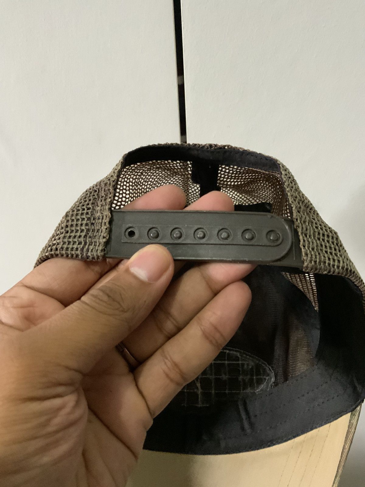 Japanese Brand Rock the Party Camoflauge Distressed Woodland Trucker Hat Size ONE SIZE - 11 Thumbnail