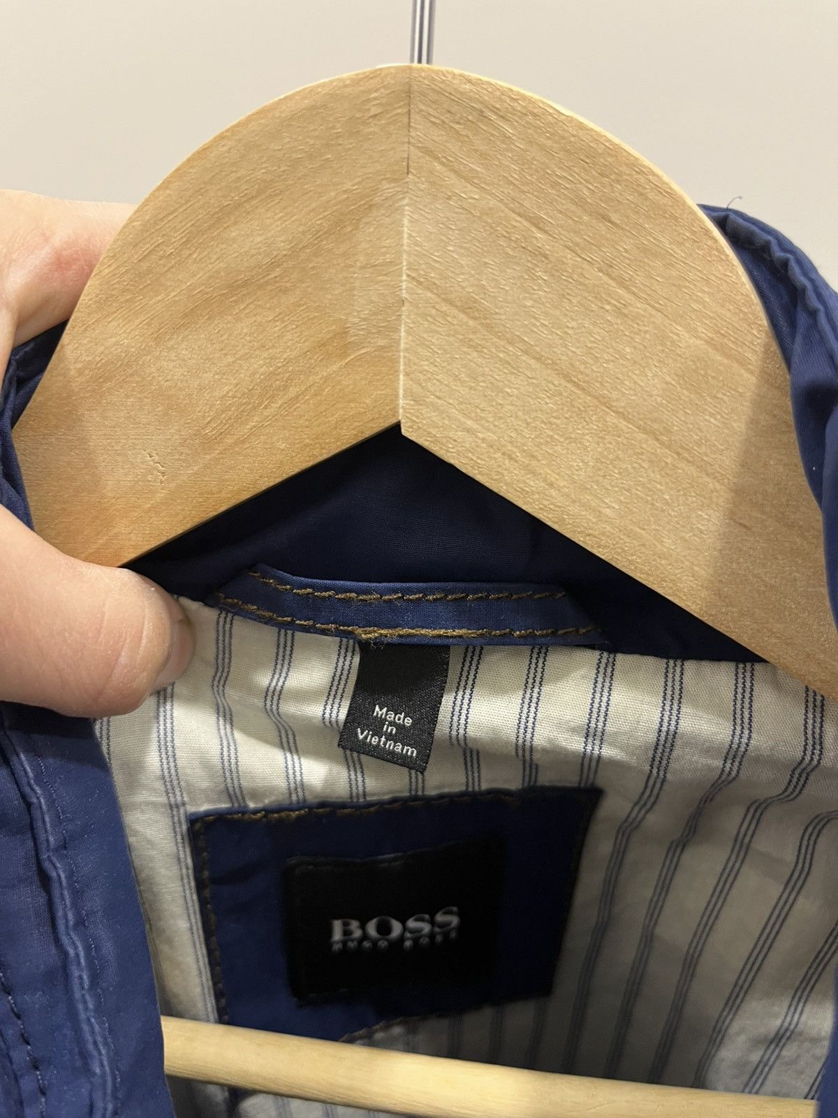 Hugo Boss Hugo Boss Jacket Coat Size L(52) Blue Old Money Size US L / EU 52-54 / 3 - 8 Thumbnail