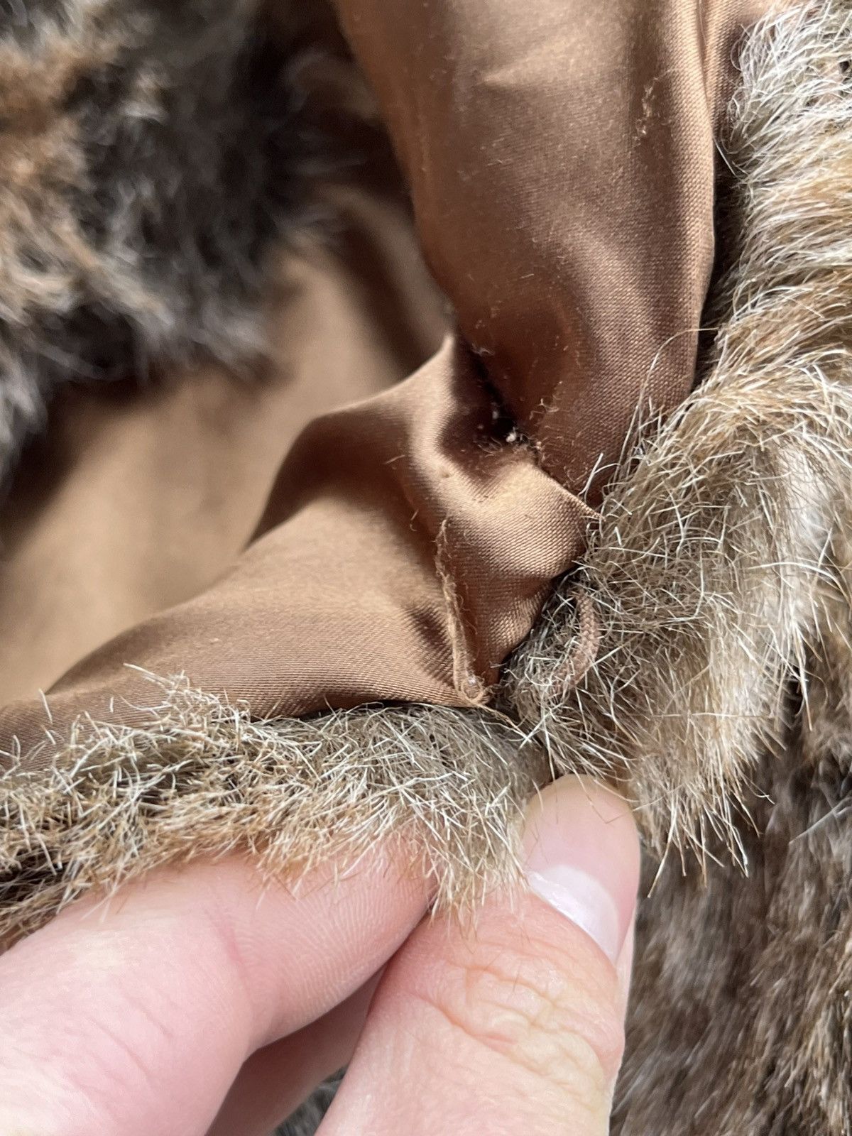 If Six Was Nine × Le Grande Bleu (L.G.B.) Vintage Fluffy Gothic JPG Style Eco Fur Faux Coat Jacket Y2K Size M / US 6-8 / IT 42-44 - 13 Thumbnail