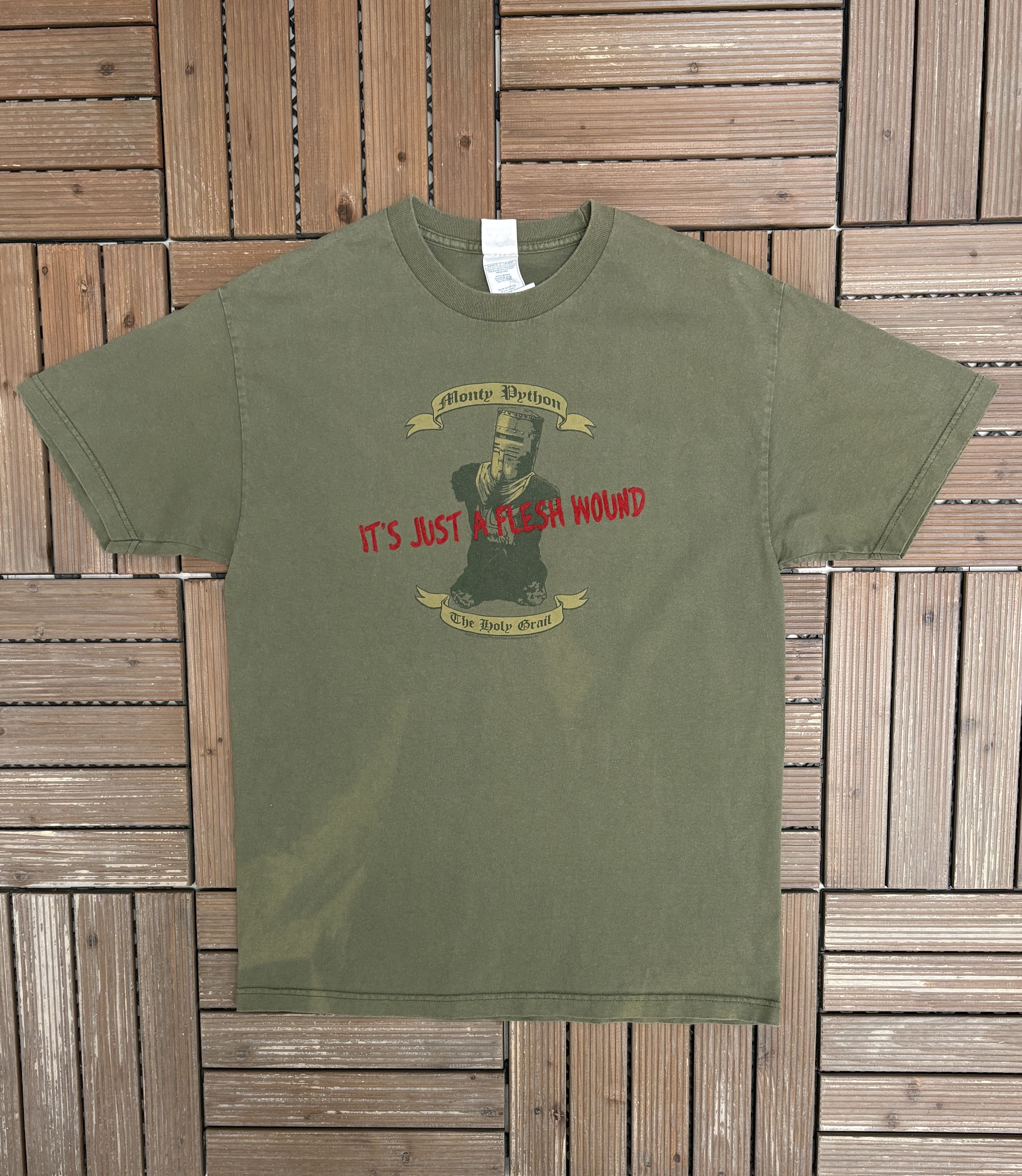 Vintage Monty Python The Holy Grail Vintage Green T-Shirt Tee Size US L / EU 52-54 / 3 - 1 Thumbnail