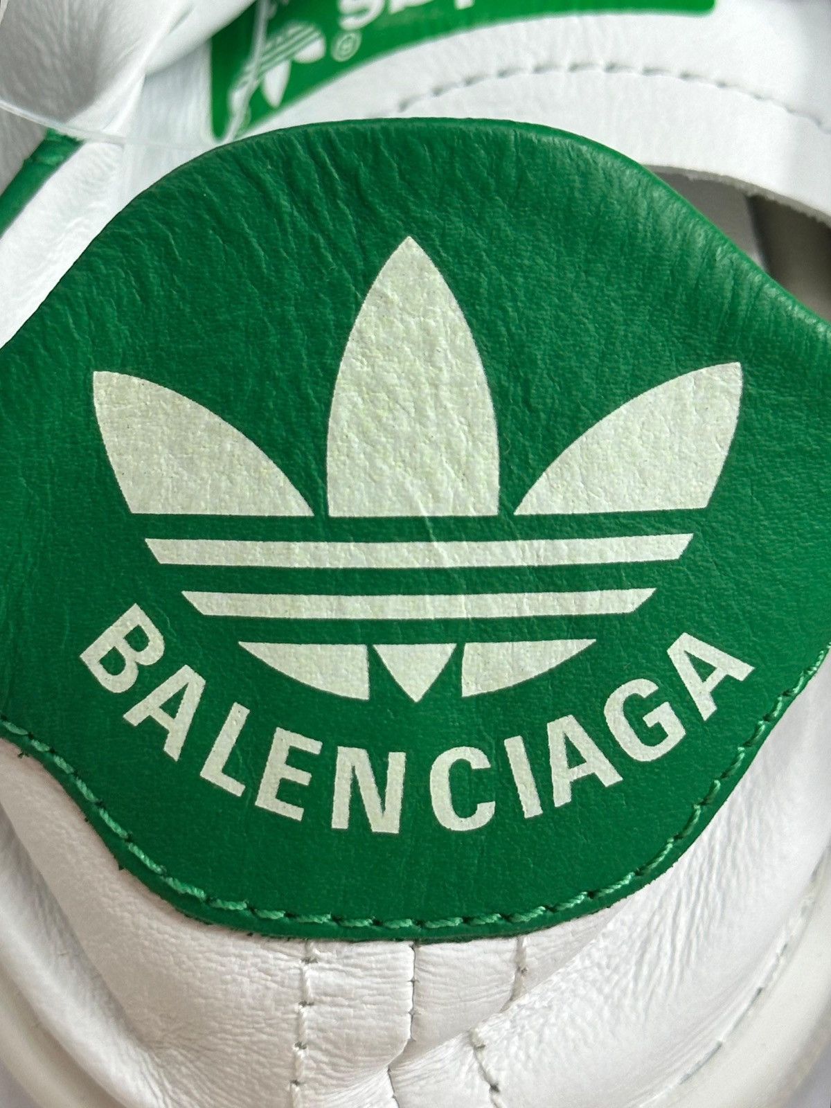 Adidas × Balenciaga Balenciaga Adidas Stan Smith Stan Smith White Green Size US 8 / EU 41 - 4 Thumbnail