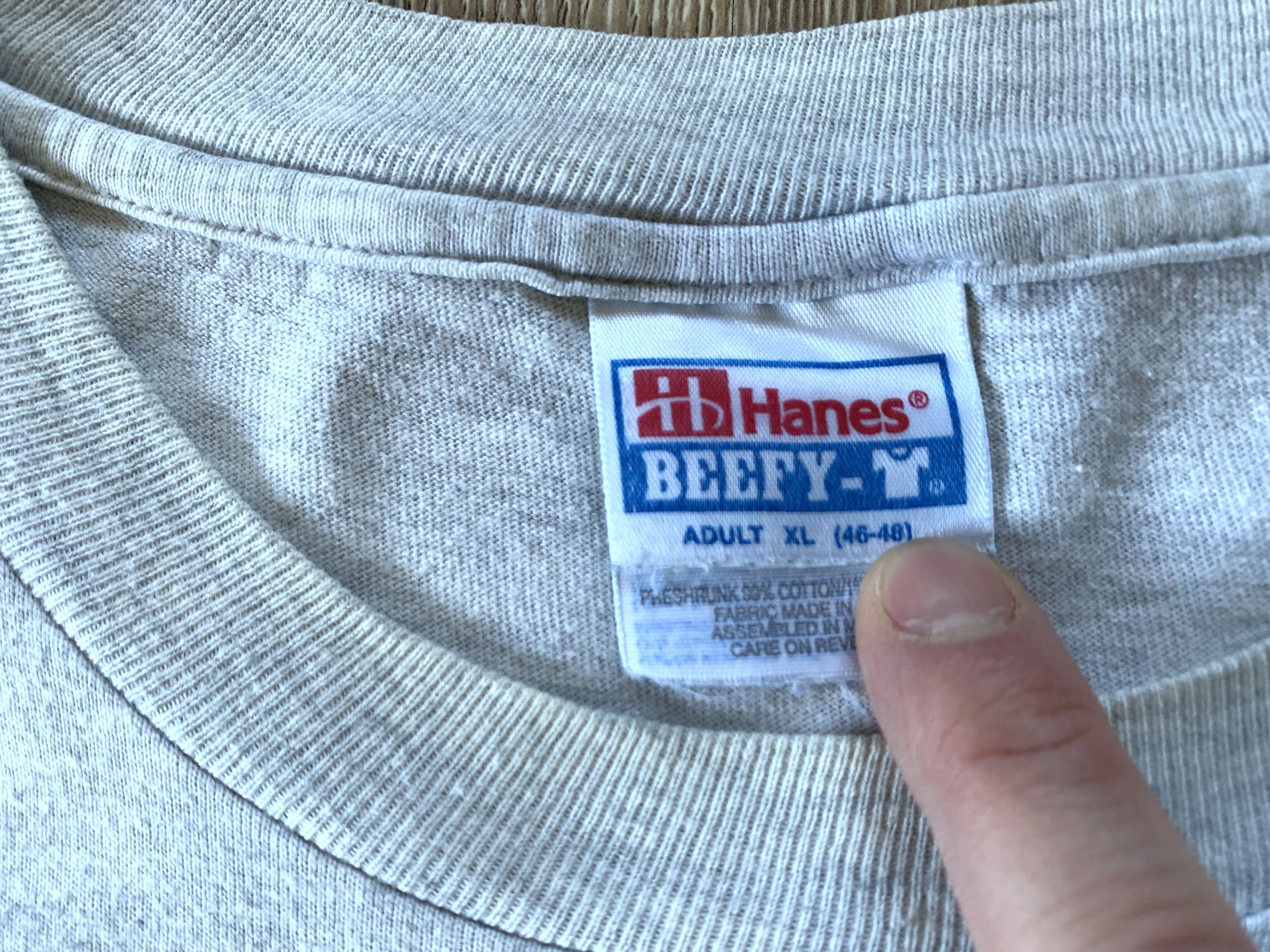 Hanes × Vintage North fork Complex Salmon-Chailis NF Vintage T-Shirt Size US XL / EU 56 / 4 - 9 Thumbnail