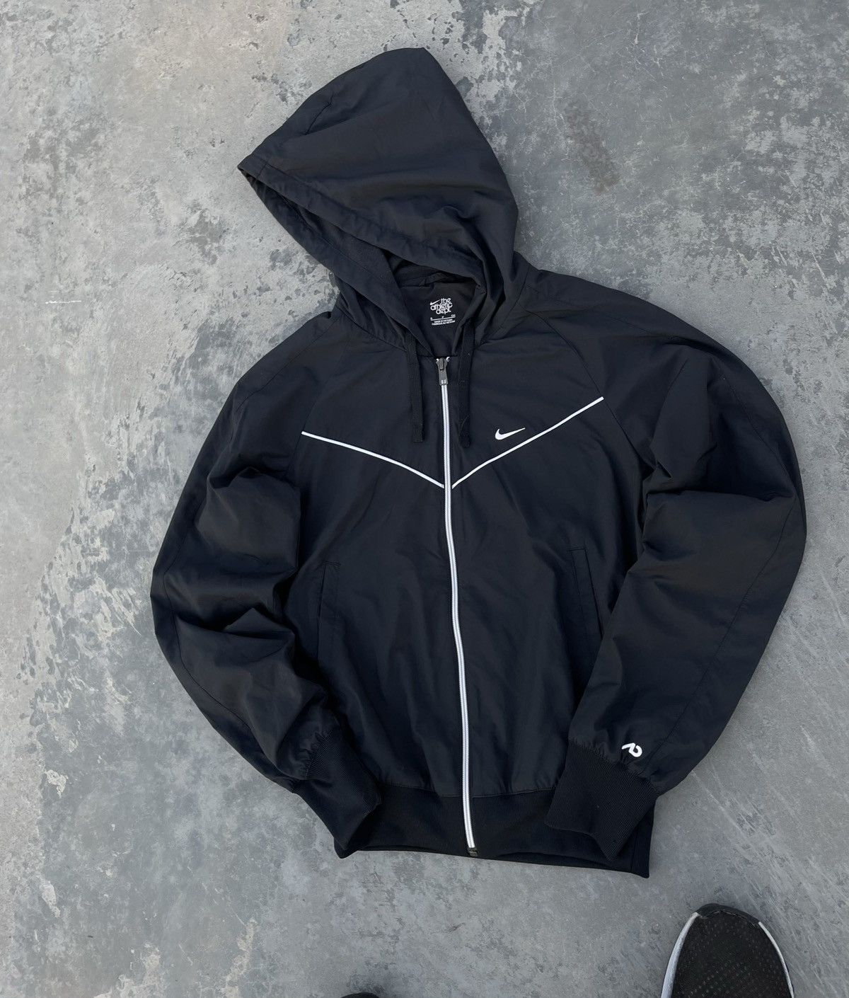 Vintage NIKE VINTAGE NYLON TRACK JACKET Y2k BOMBER WINDBREAKER Sk8💫 Size S / US 4 / IT 40 - 2 Thumbnail