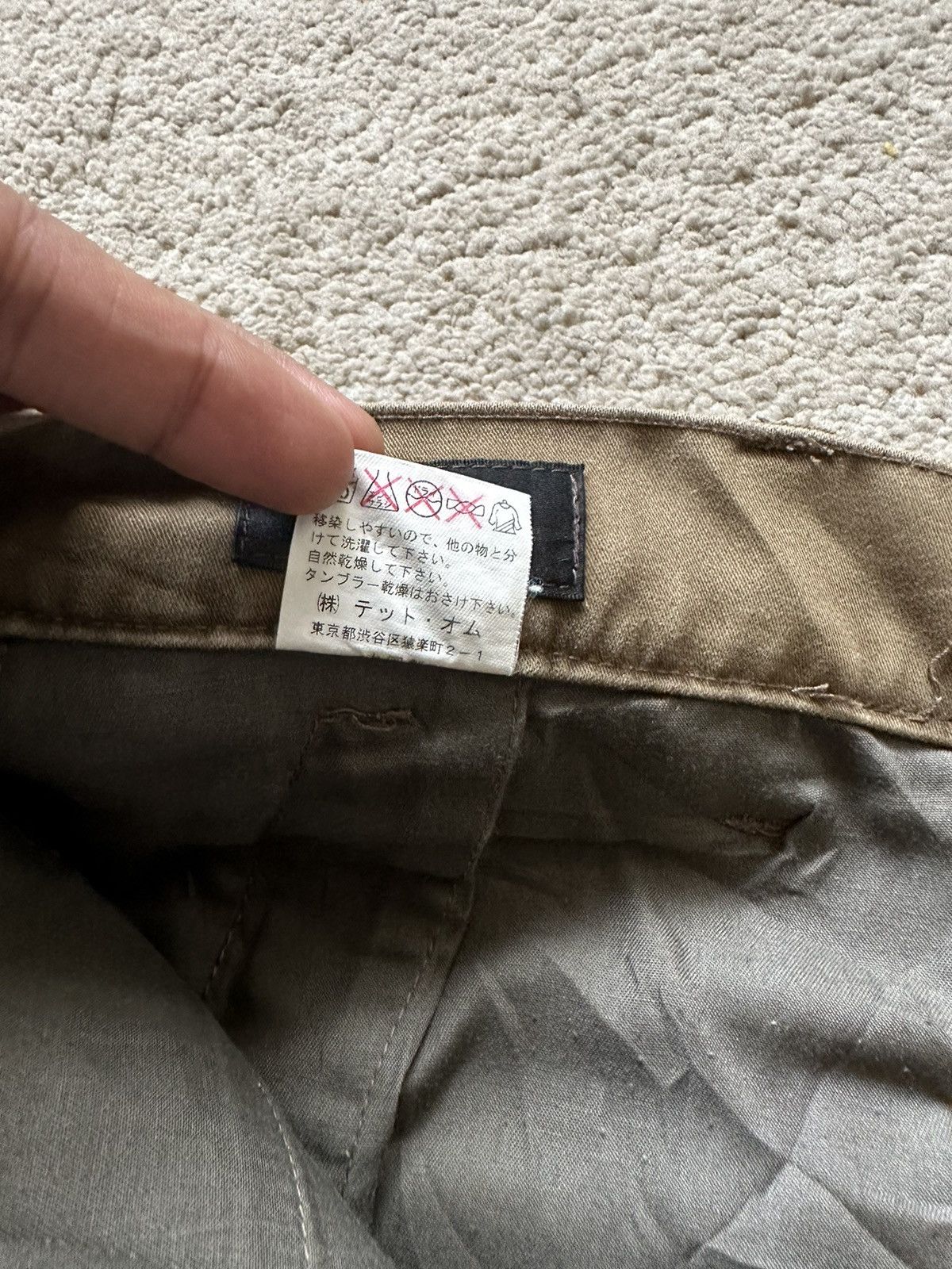 If Six Was Nine 1990s Tete Homme Double Waist Twist Leg Flare Pant Size US 30 / EU 46 - 17 Thumbnail