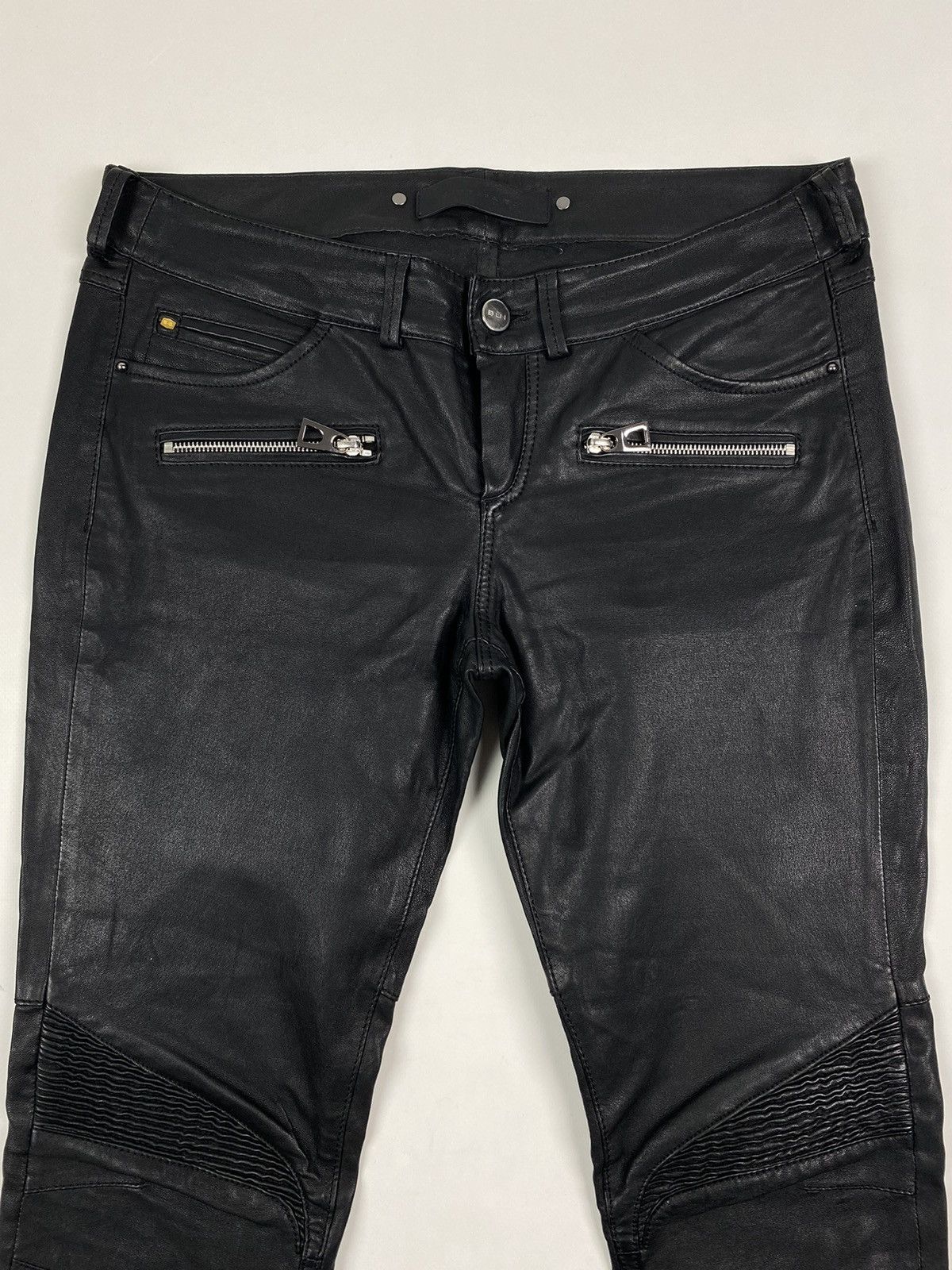 Other WMNS Barbara Bui Leather Biker Pants Size 27" / US 4 / IT 40 - 5 Thumbnail