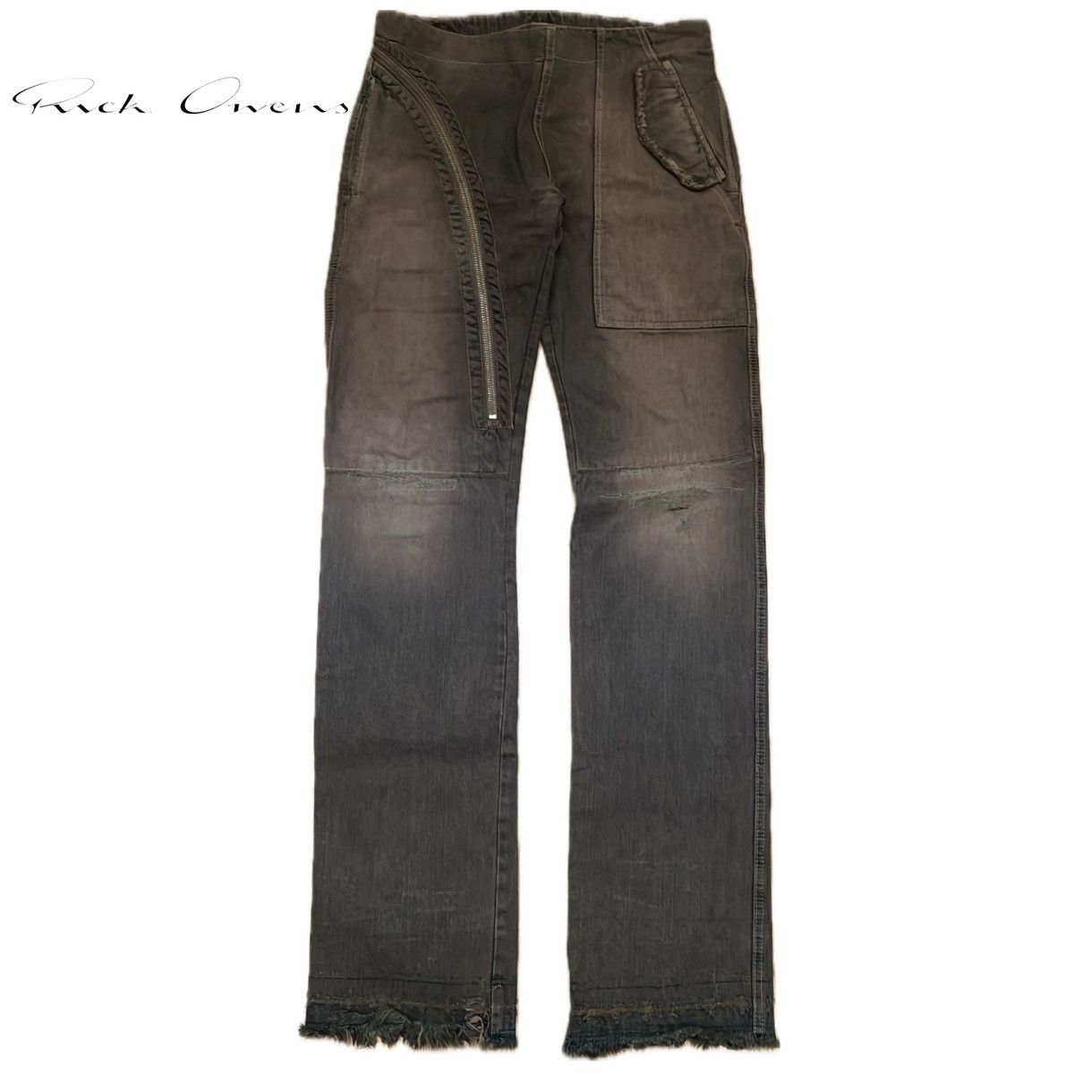 Rick Owens Rick Owens FW06 Dustulator Mudwash Dust Double Layer Aircuts Size US 32 / EU 48 - 6 Thumbnail