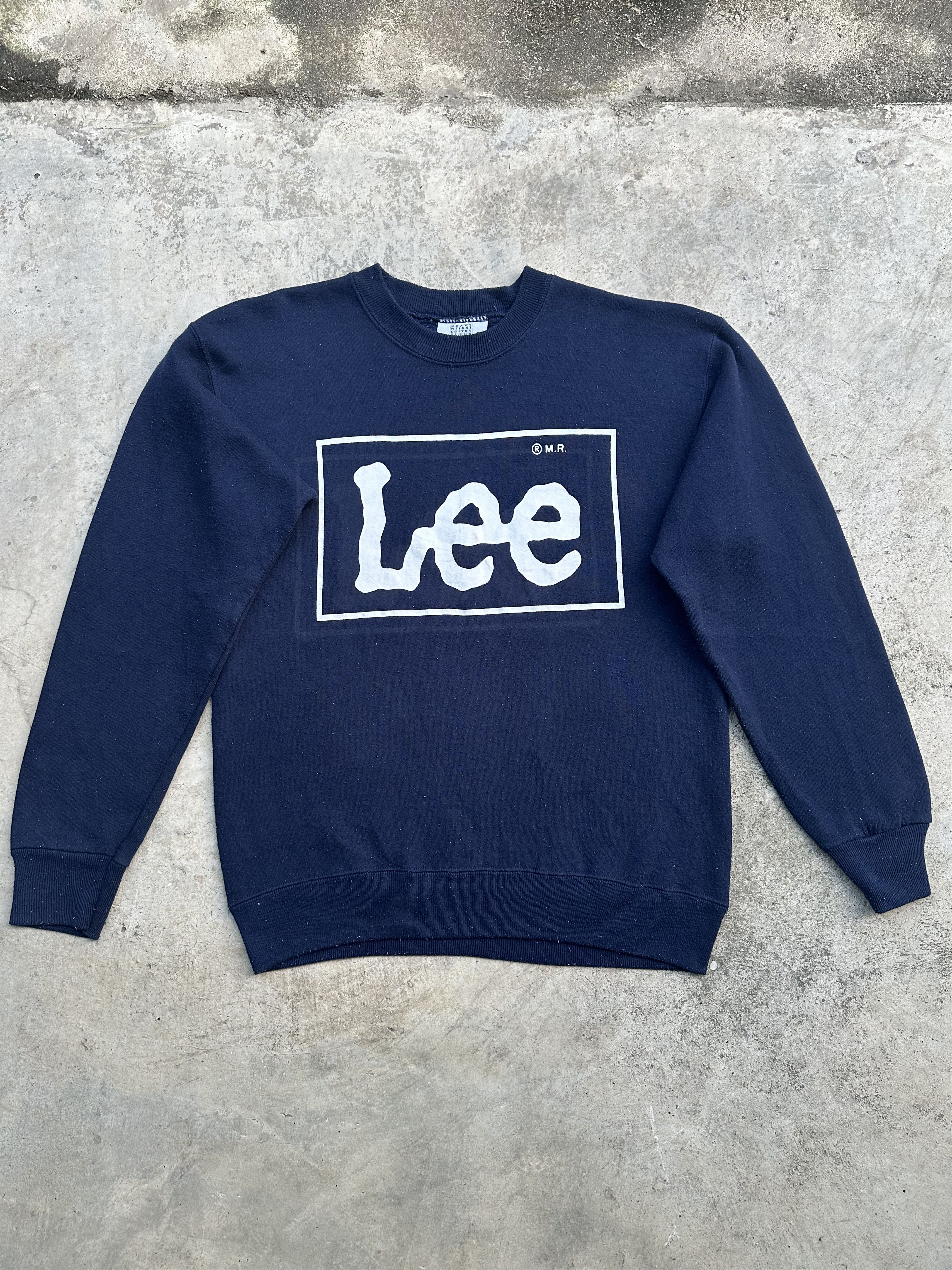 Lee Vintage 90s OG Lee Big Logo Sweatshirt Size US M / EU 48-50 / 2 - 1 Thumbnail