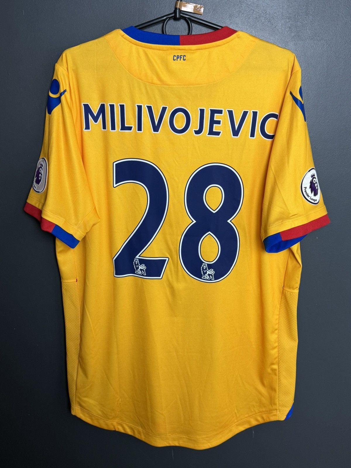 Macron New Crystal Palace 16/17 Away Milivojevic Football Jersey Size US XL / EU 56 / 4 - 1 Thumbnail