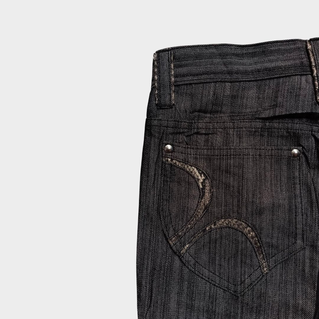 Tornado Mart Takaio. Com pyton skin trim bootcut jean Size US 30 / EU 46 - 6 Thumbnail