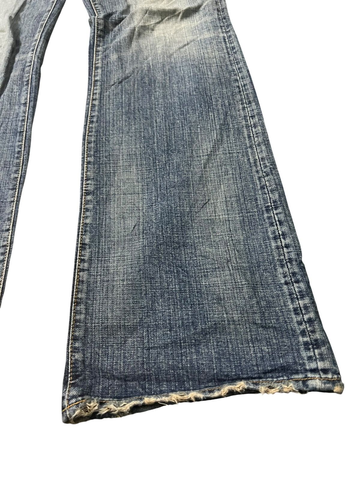 Japanese Brand Bootcut GL Heart Mud Wash Jean Size US 34 / EU 50 - 9 Thumbnail