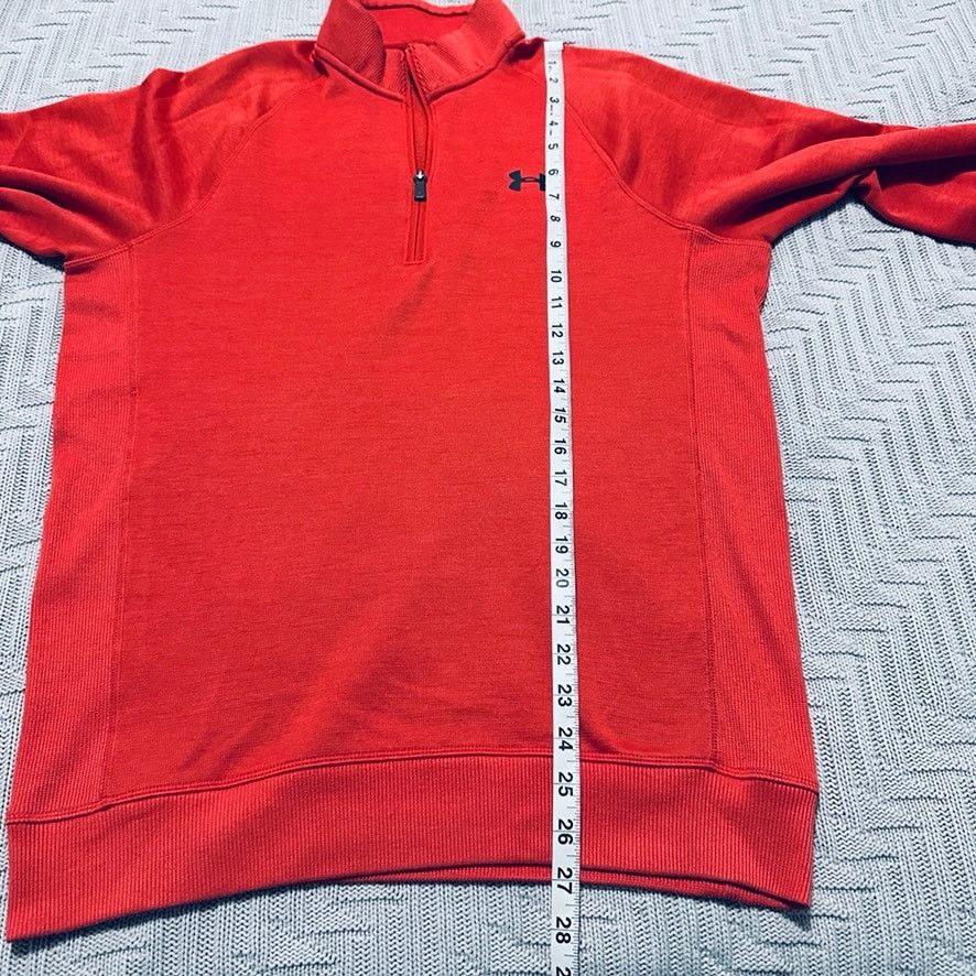 Under Armour Under Armour orange quarter zip loose fit pullover Size US M / EU 48-50 / 2 - 6 Thumbnail
