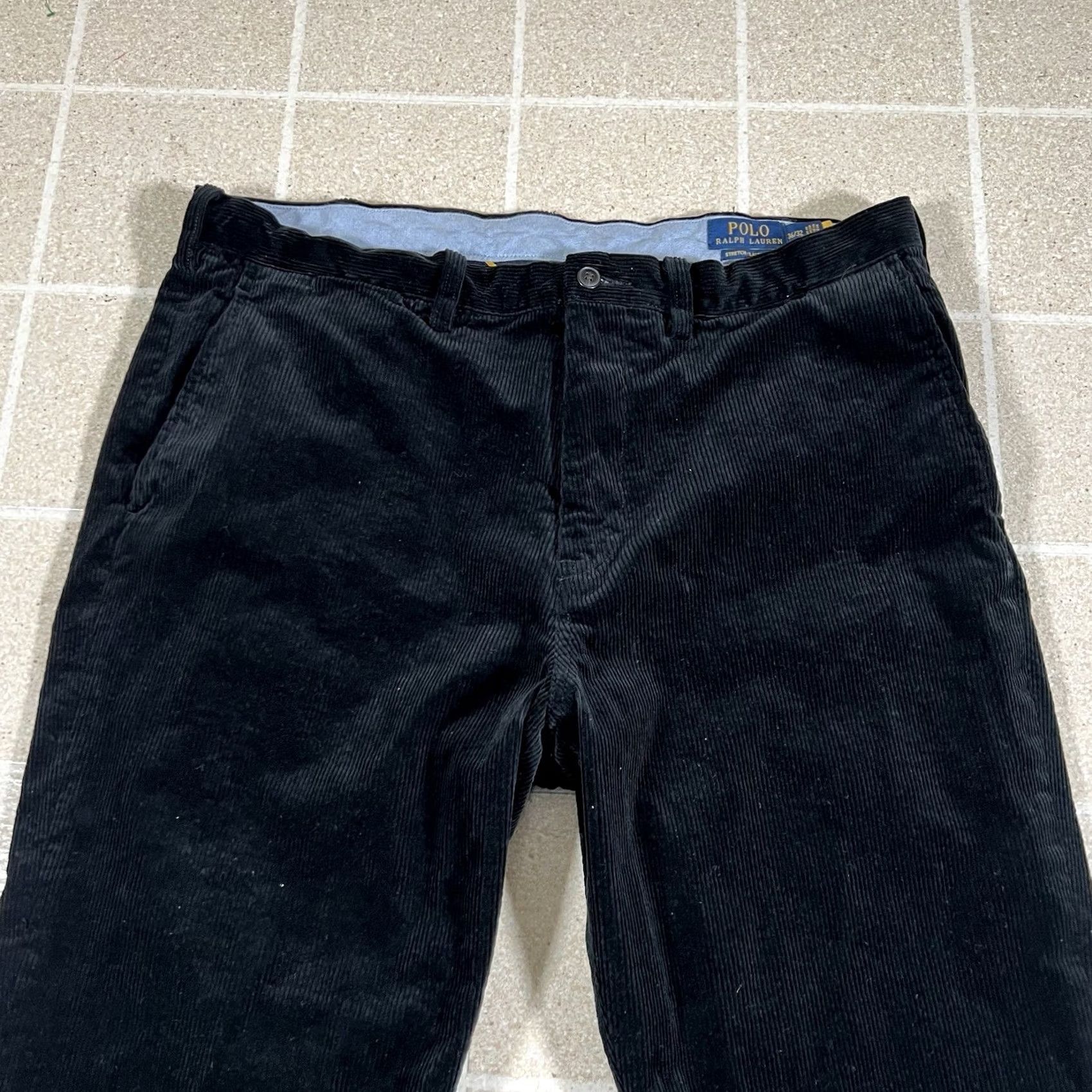 Polo Ralph Lauren VINTAGE Polo Ralph Lauren Corduroy Pants Men’s 34x32 Black Cords Trousers Preppy Size US S / EU 44-46 / 1 - 2 Thumbnail