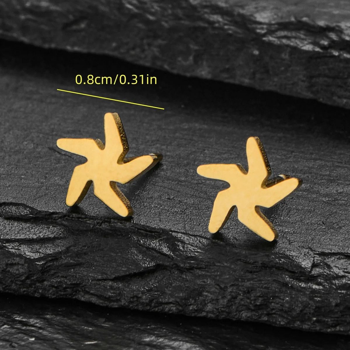 Jewelry Wind Turbine Mini Stud Earrings Charm Earring Gift Size ONE SIZE - 3 Thumbnail