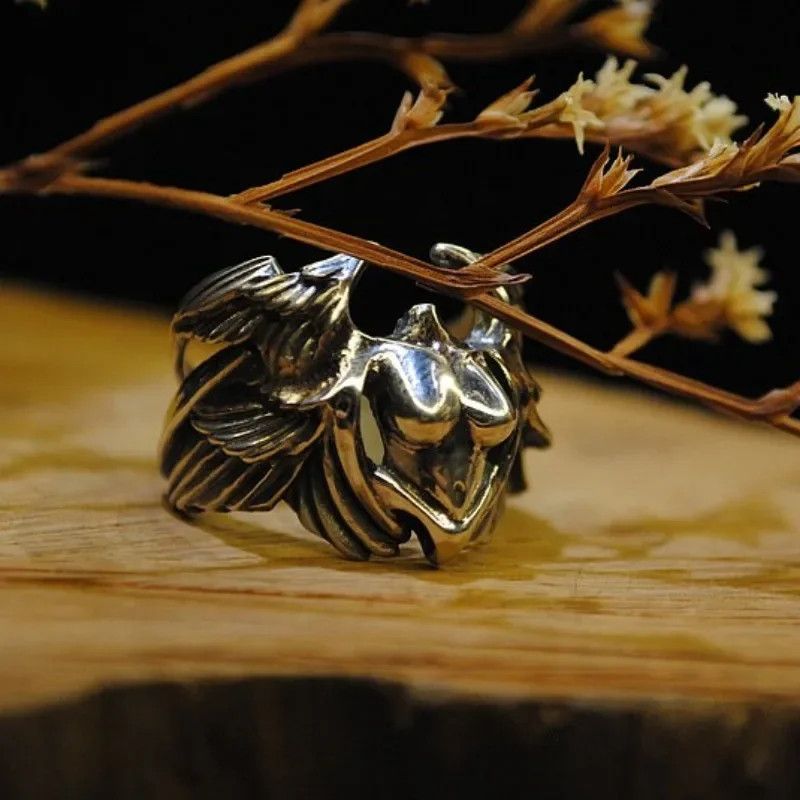 Other Vintage Angel Wings Ring Size ONE SIZE - 3 Thumbnail