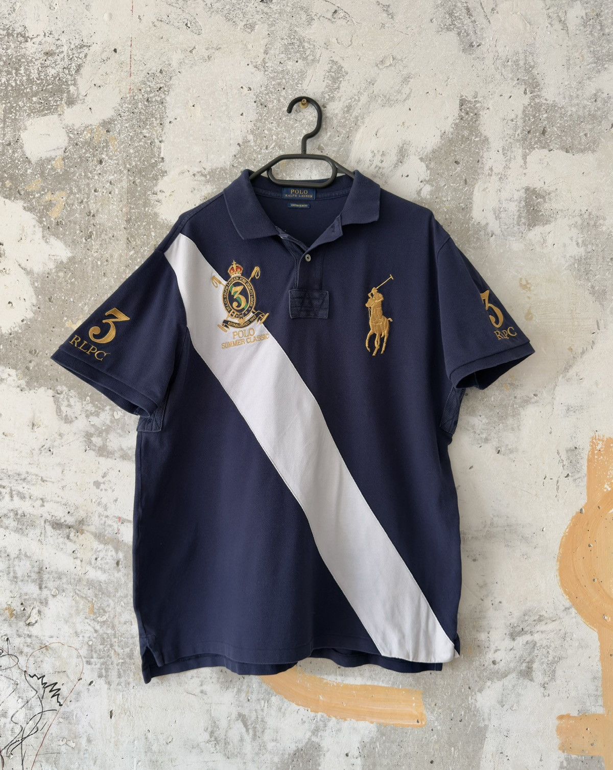 Polo Ralph Lauren 90S Vintage Polo Ralph Lauren Big Logo Pony Striped T ...