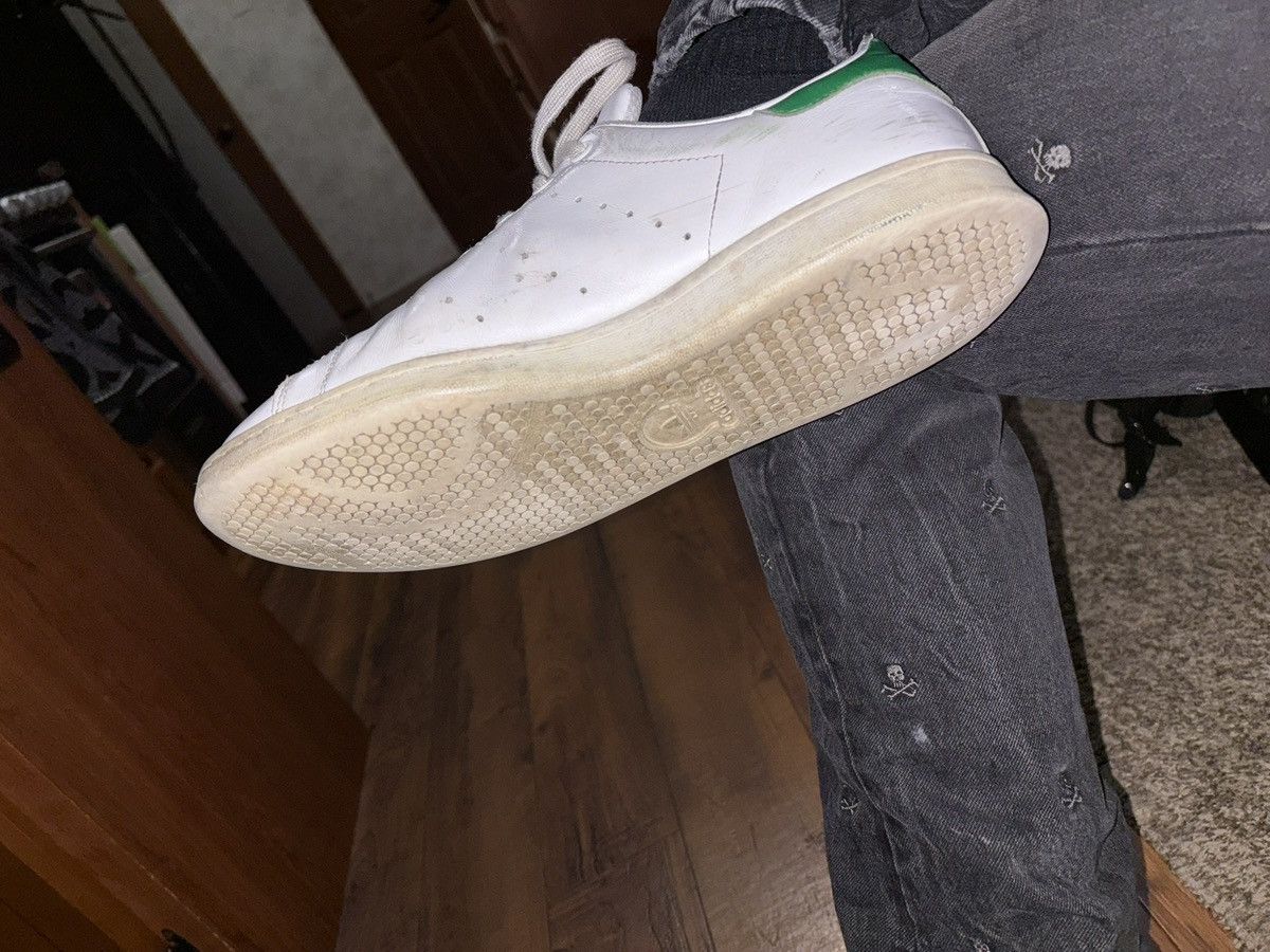 Adidas Adidas White Stan Smiths Leather Men’s Shoes Size 10.5 Used Size US 10.5 / EU 43-44 - 9 Thumbnail