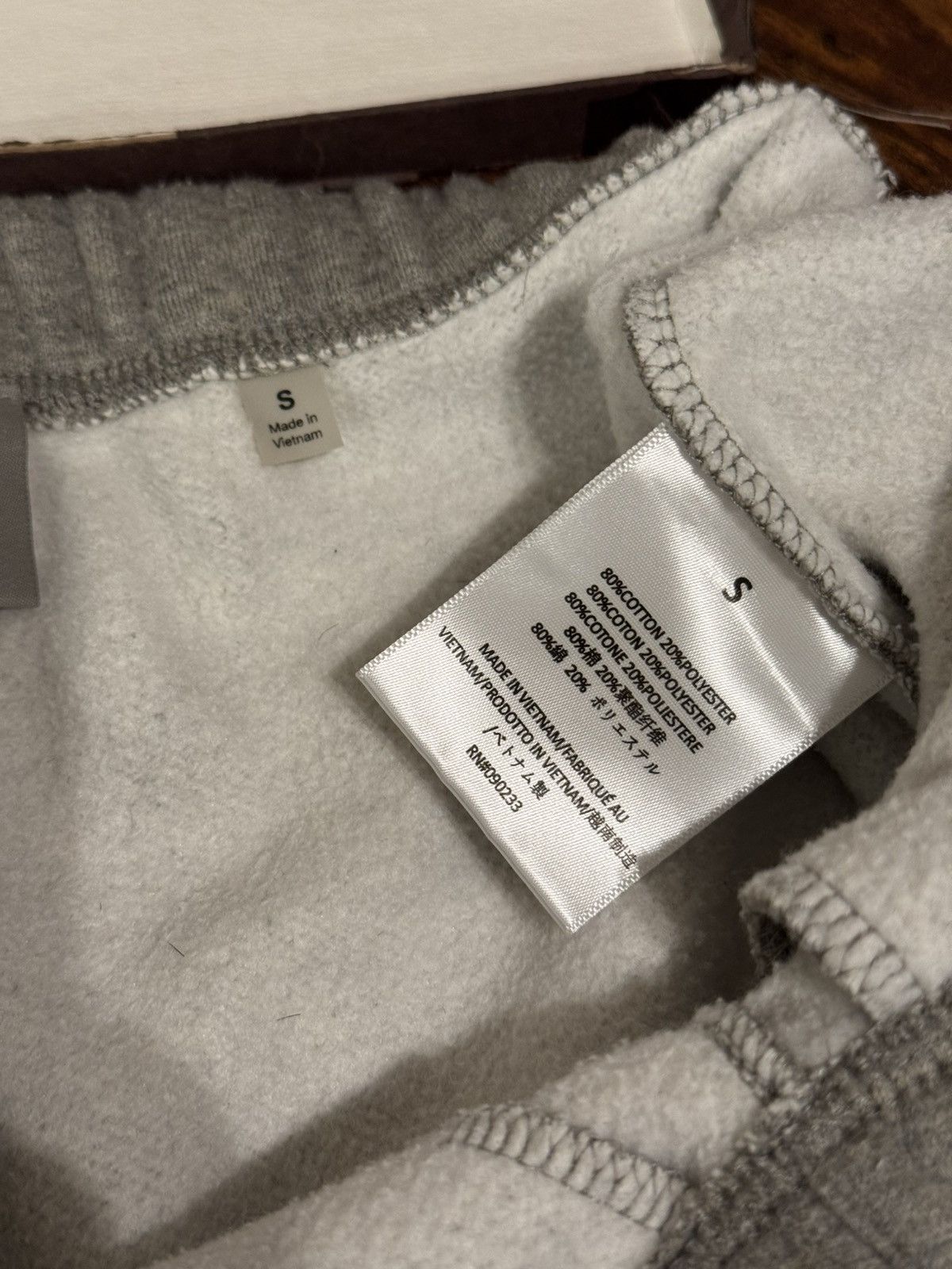 Fear of God 🔥Fear of God Essentials Sweatpants Dark Heather Oatmeal SZ S Size US 32 / EU 48 - 13 Thumbnail