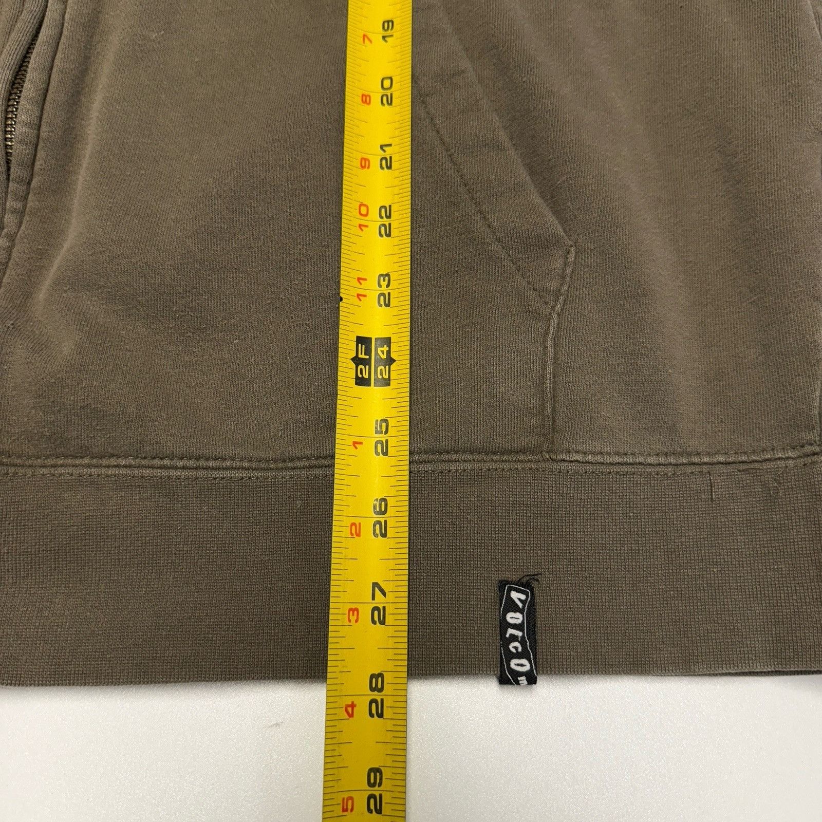Volcom Volcom Hoodie Sweatshirt Brown Full Zip Surf Skater Size XL Size US XL / EU 56 / 4 - 13 Thumbnail
