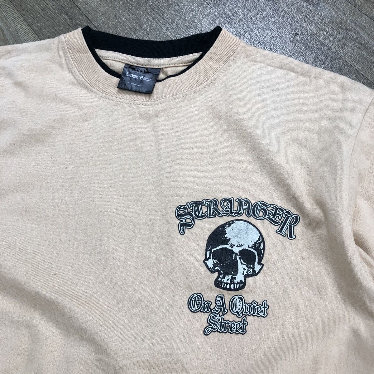 If Six Was Nine × Japanese Brand × Le Grande Bleu (L.G.B.) 🇯🇵 2000s Turkey Bear Stranger Cros Double Layer Punk Goa Tee Size US M / EU 48-50 / 2 - 10 Thumbnail