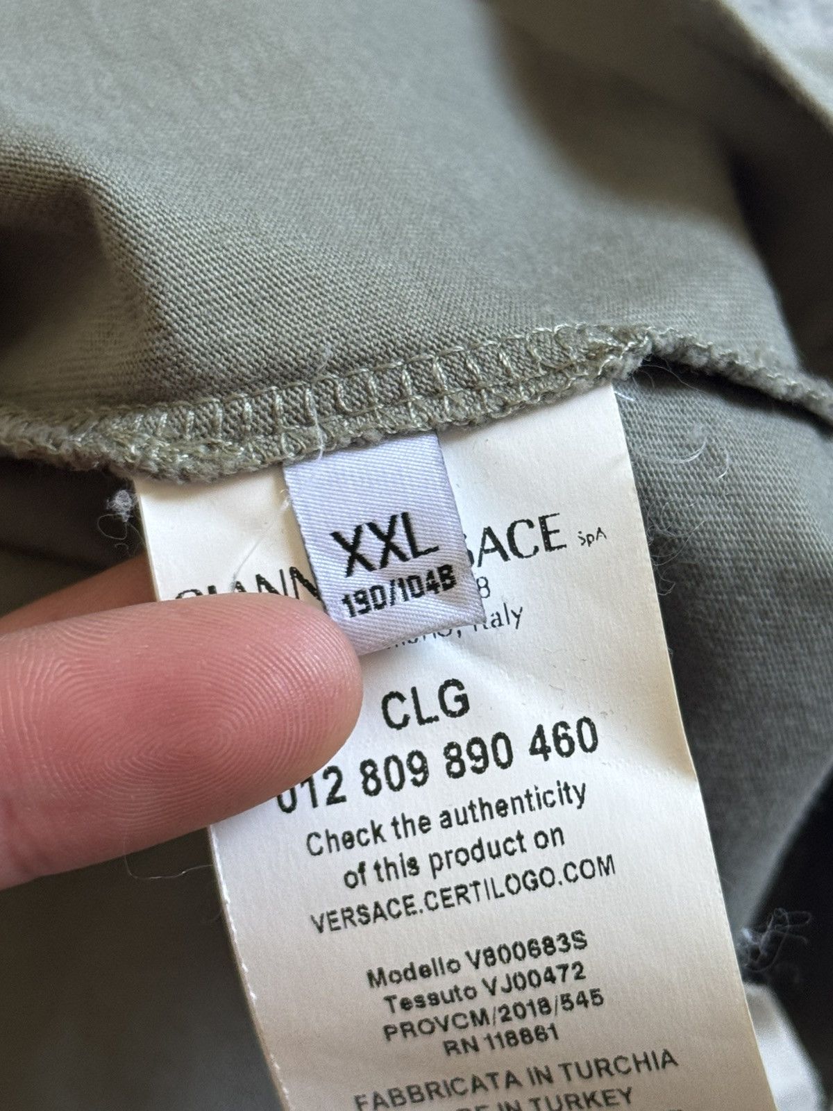 Versace Versace Collection XXL big medusa tee T-shirts old money Size US XXL / EU 58 / 5 - 6 Thumbnail