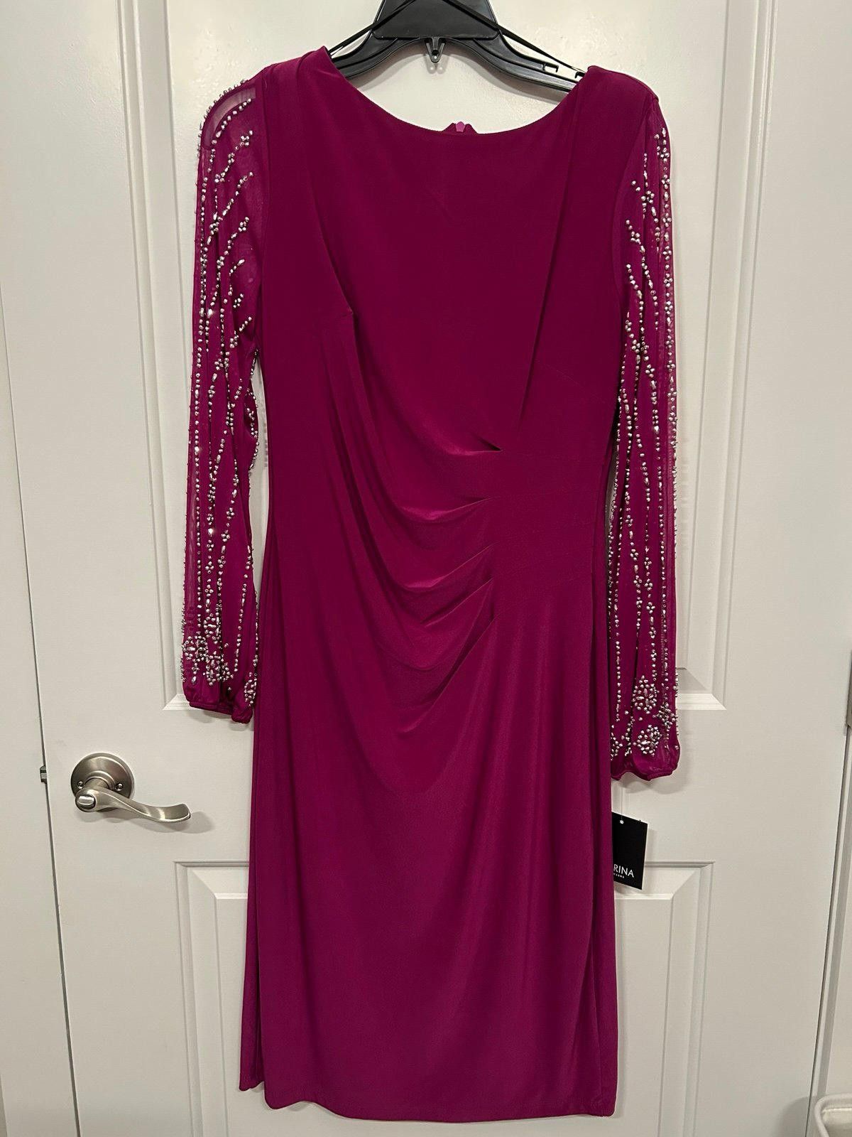 Wacko Maria Marina Beaded Mesh Long Sleeve Side Drape Dress Size 8 Size M / US 6-8 / IT 42-44 - 5 Thumbnail