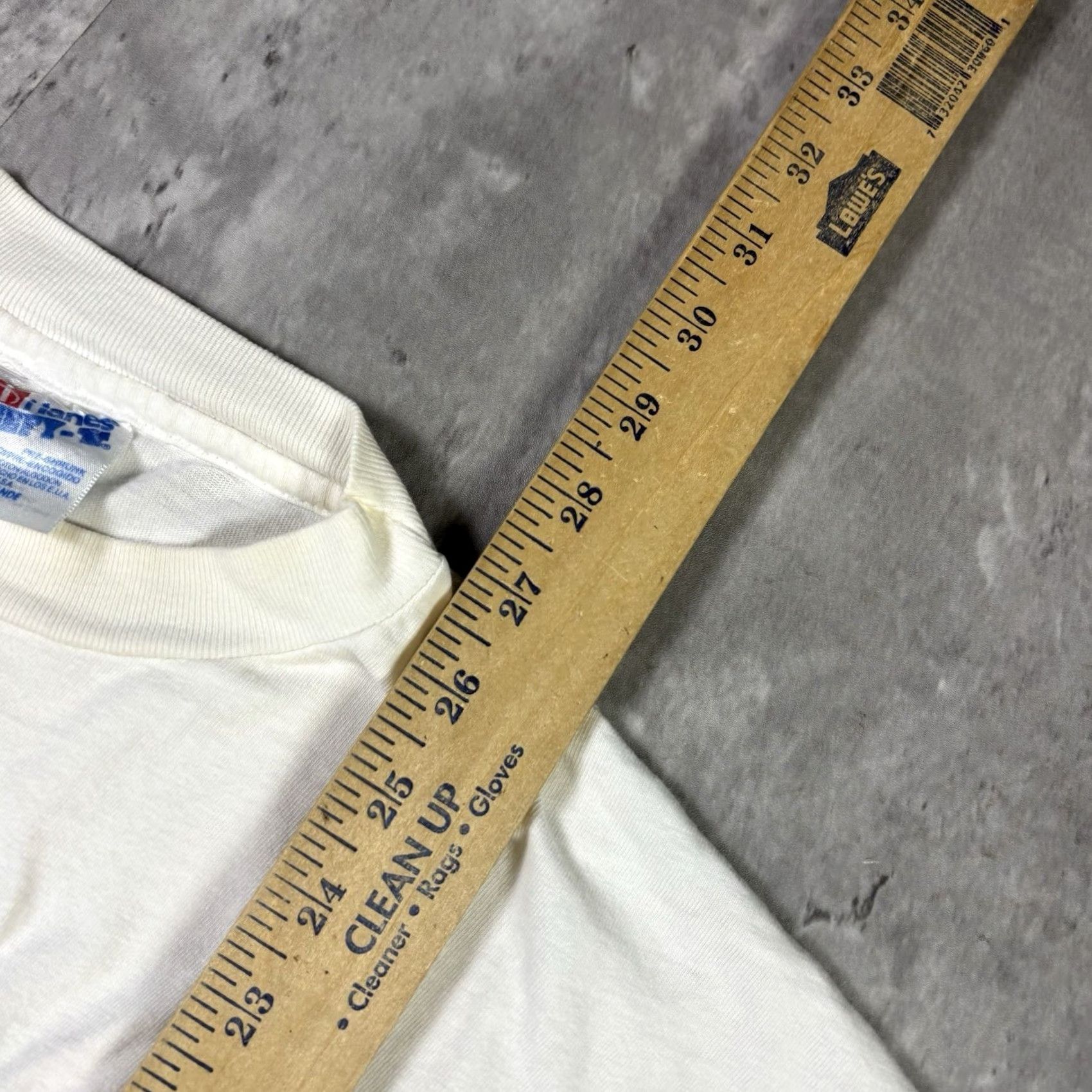 Hanes VINTAGE New Orleans Jazz T Shirt White Embroidered Logo size L 90s Hanes Shirt Mens Cotton Short Sleeve Crew Neck Jazz Size US L / EU 52-54 / 3 - 5 Thumbnail