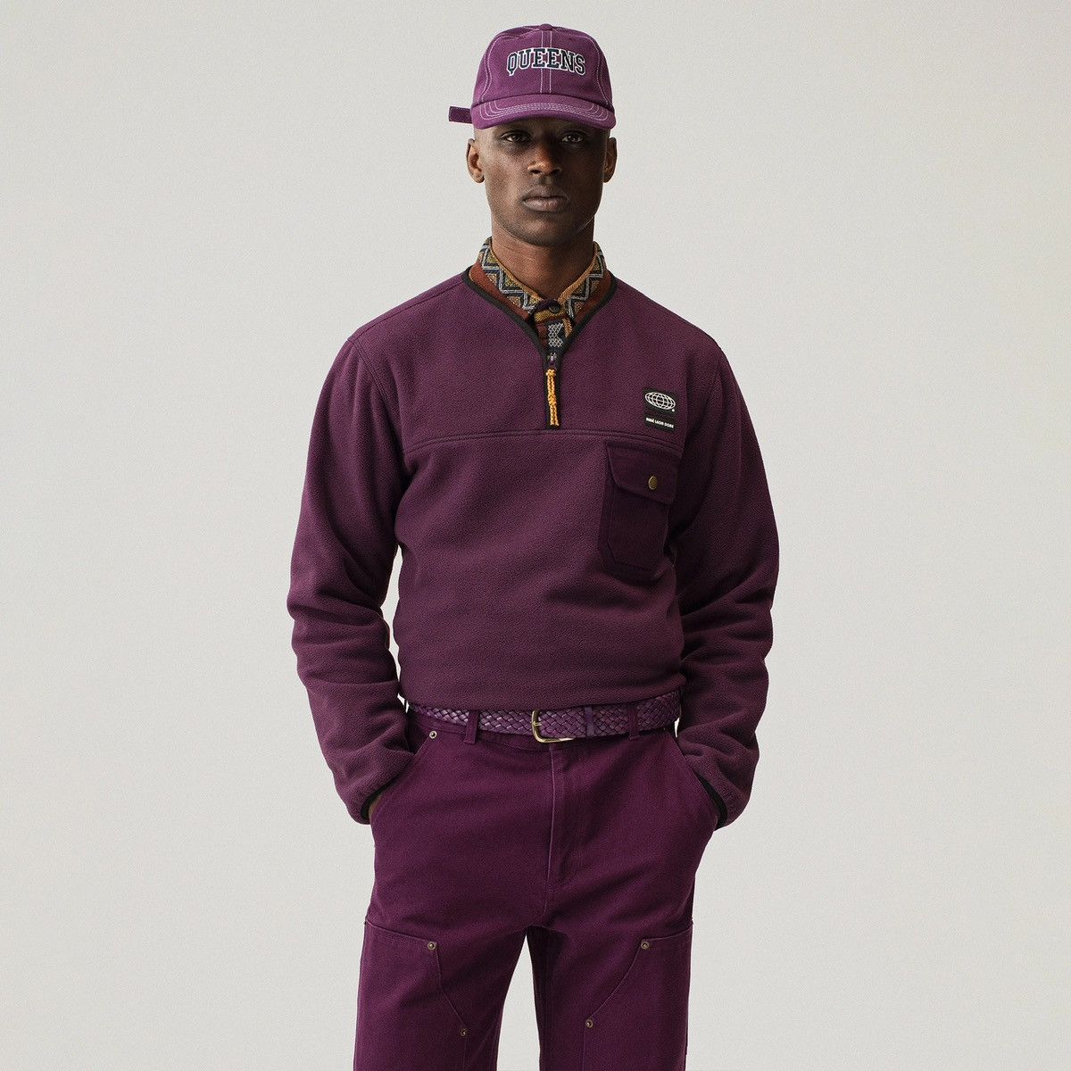 image of Aime Leon Dore Purple Carpenters Pants Size Xs, Men's