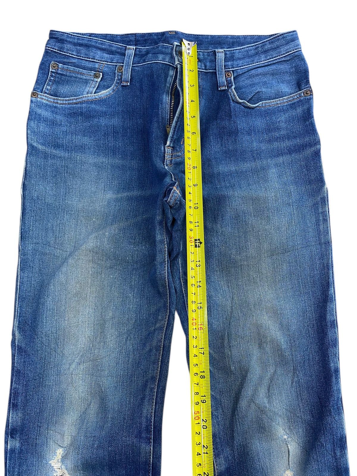 Edwin Edwin Faded Wash Ripped Style Light Jeans Size US 30 / EU 46 - 6 Thumbnail