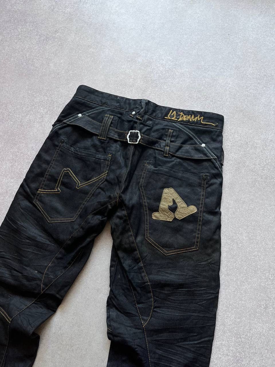 Japanese Brand Vintage J2 Baggy Avantgarde Jeans Y2K 32 Size US 32 / EU 48 - 12 Thumbnail