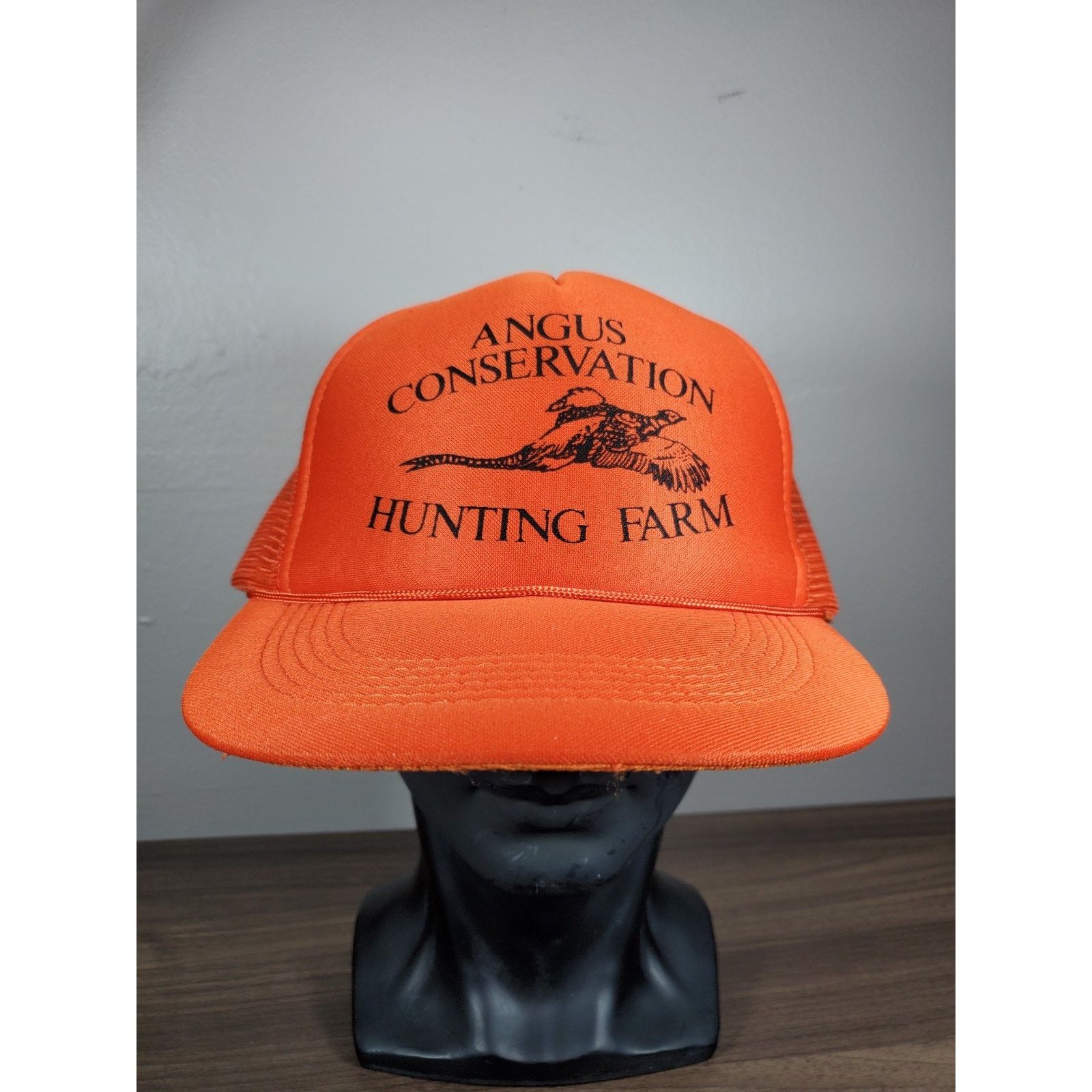Vintage Angus Conservation Hunting Farm Trucker Hat Snapback Cap Size ONE SIZE - 2 Thumbnail