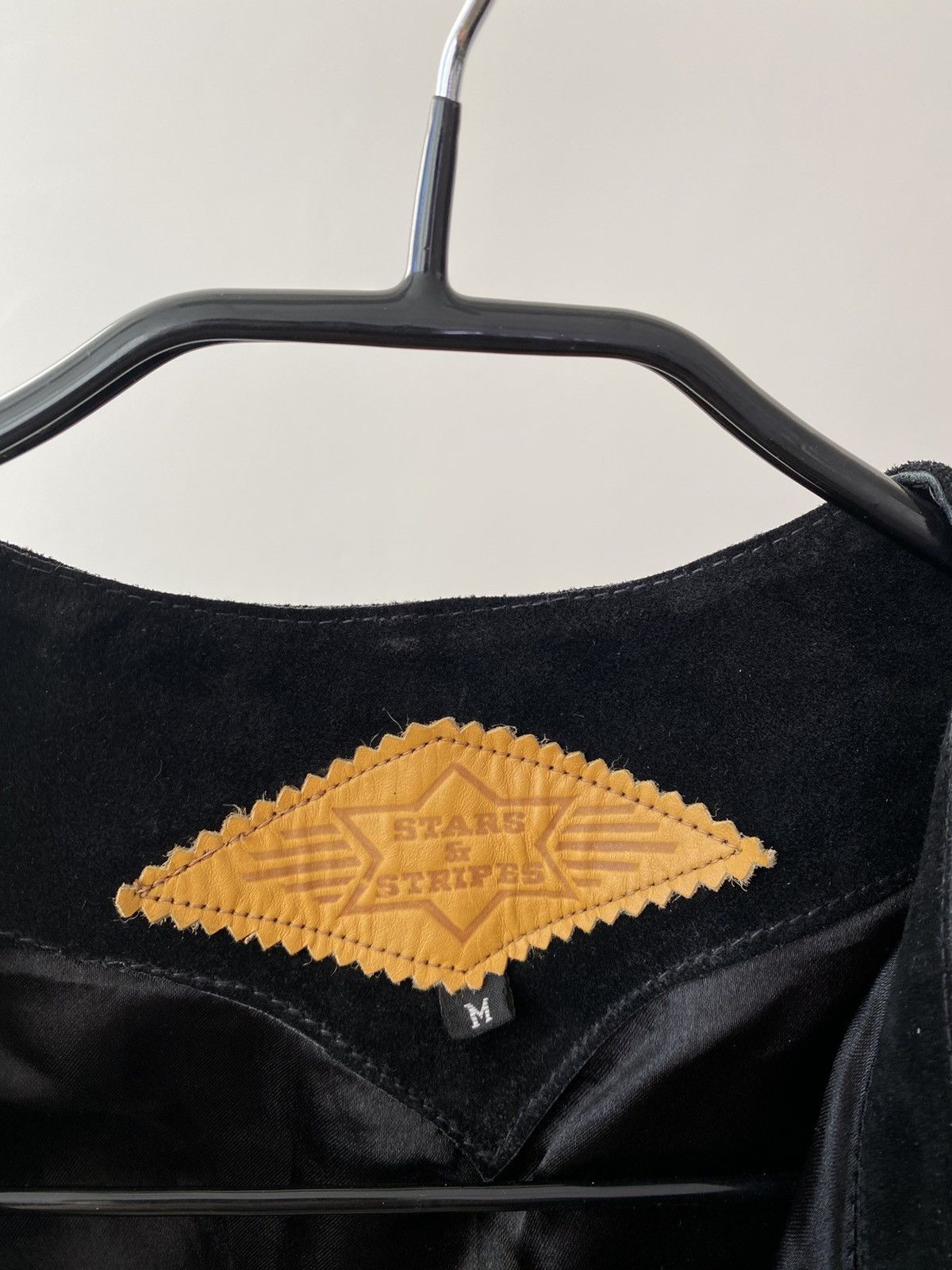 Stars & Stripes Vintage Stars & Stripes Western Fringes Vest Leather 90s Size US M / EU 48-50 / 2 - 4 Thumbnail