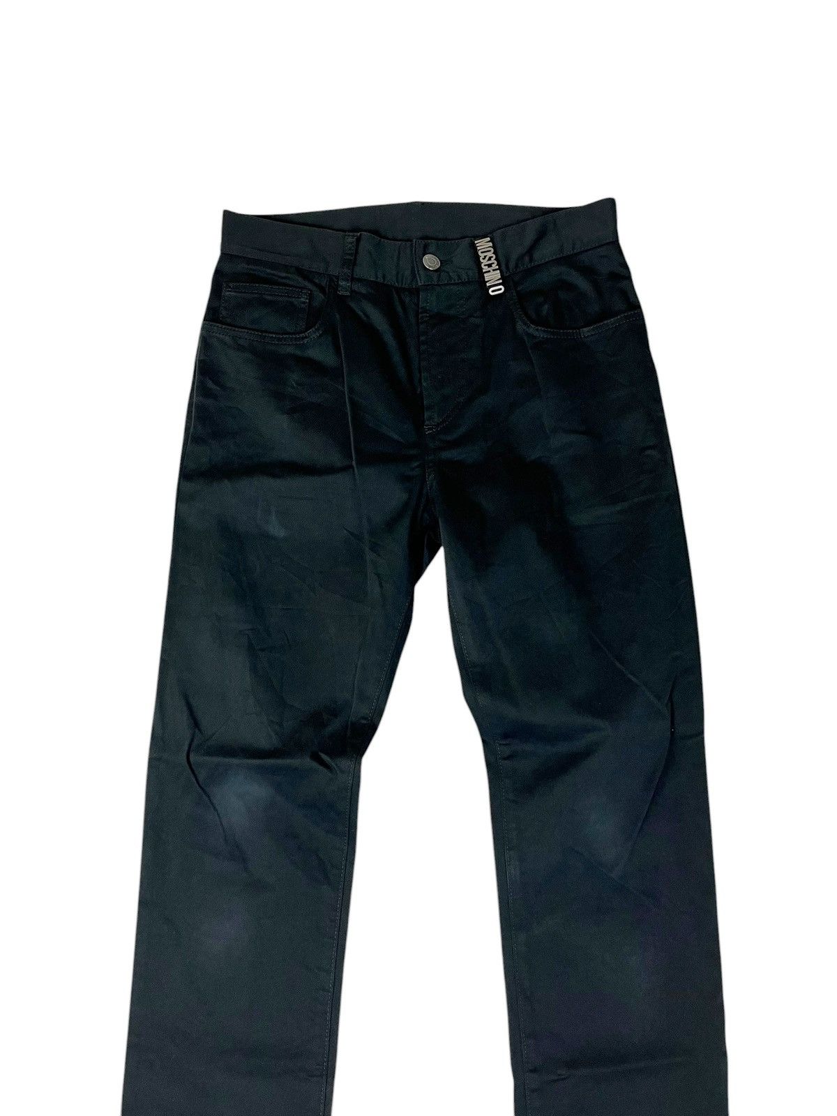 Moschino Moschino Black Slim Fit Casual Pants Made In Italy Size US 30 / EU 46 - 3 Thumbnail