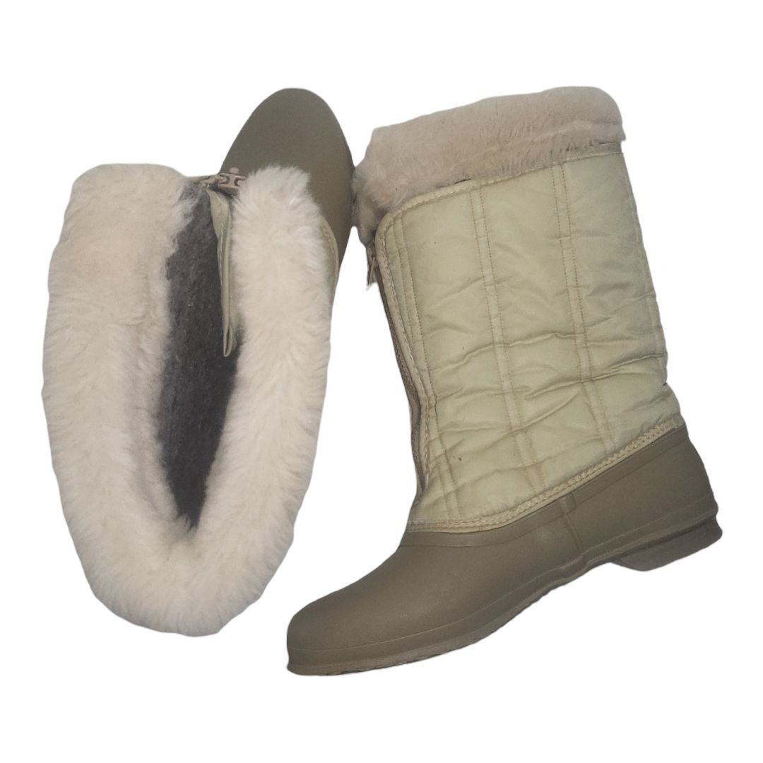 SOREL SOREL Woman's Sz 8 Quebec Snow Boots Dove Grey ZIpper CANADA Size US 8 / IT 38 - 5 Thumbnail