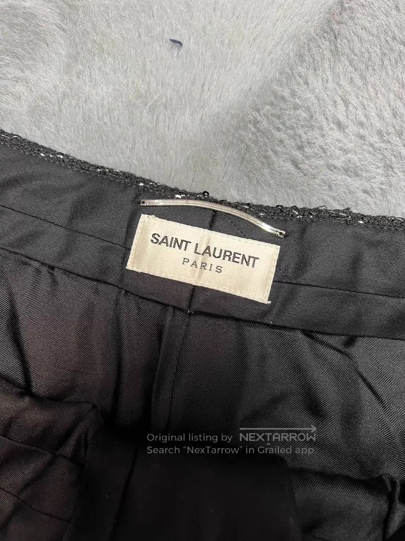 Saint Laurent Paris Saint Laurent Paris Starry Sequin Wool Trousers Size US 30 / EU 46 - 3 Thumbnail