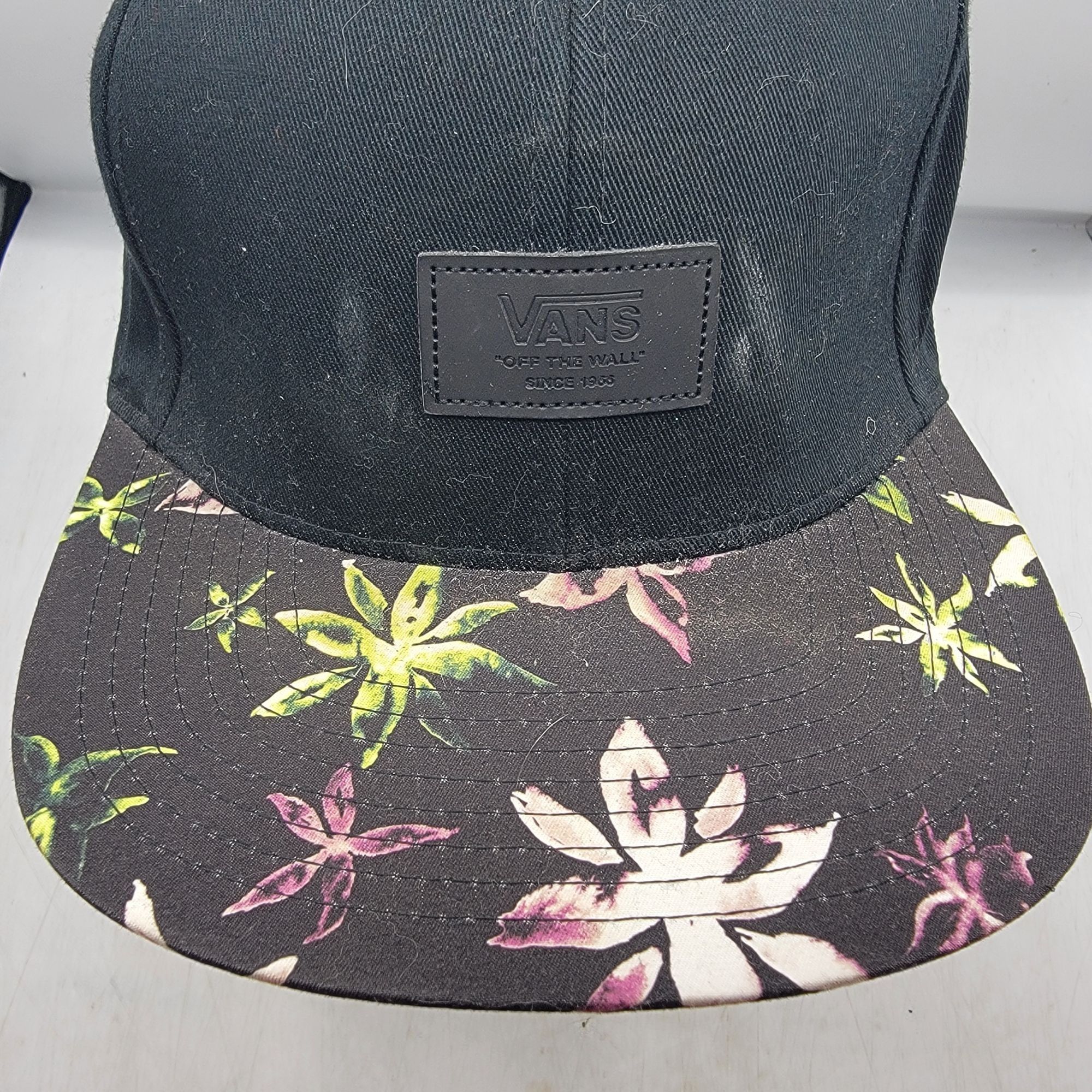 Vans Vans All Over It Floral Black Adjustable Snapback Hat Cap Ca Size ONE SIZE - 9 Thumbnail